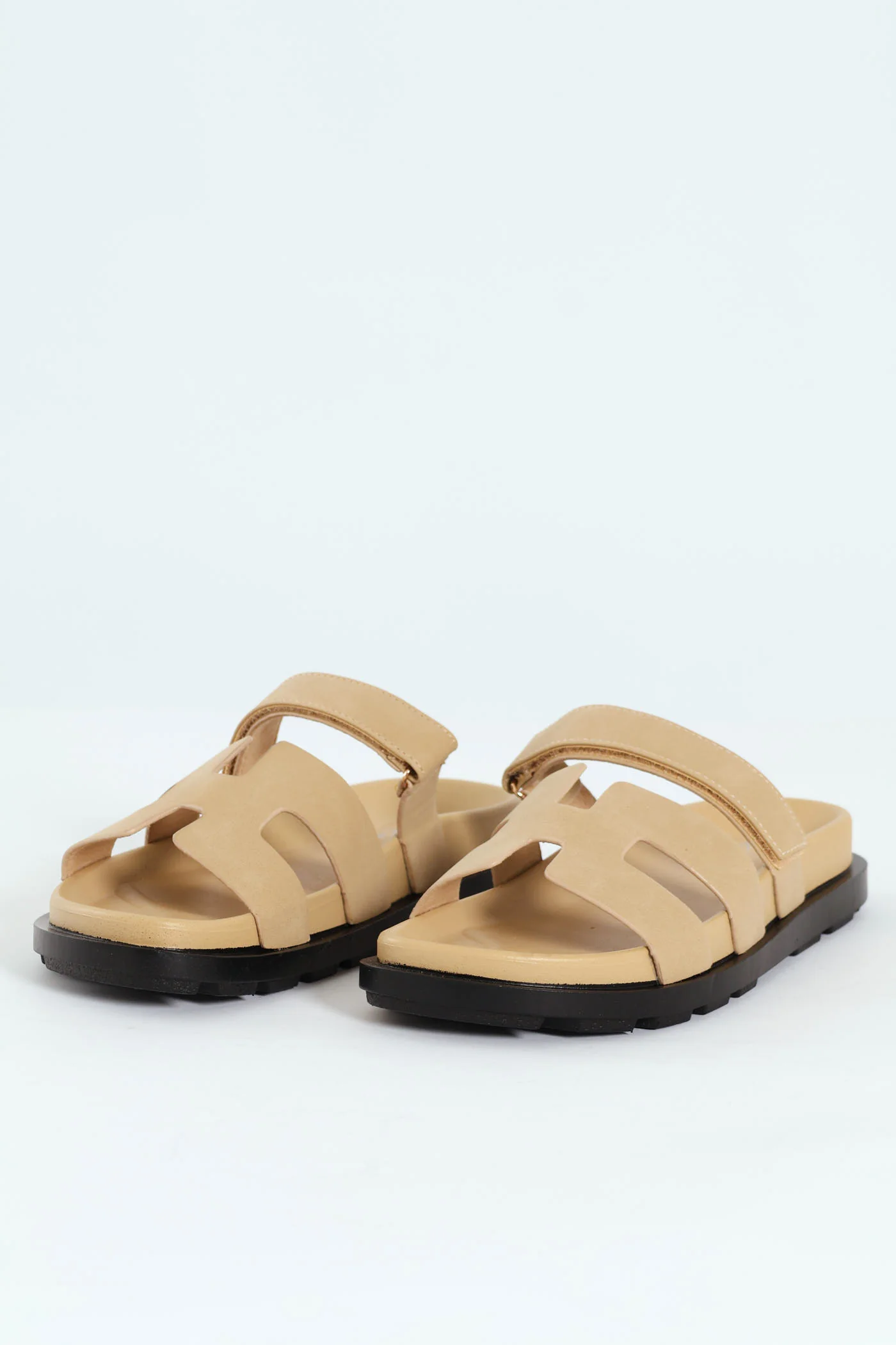 Mule Sandal With Strap - Natural - Image 3