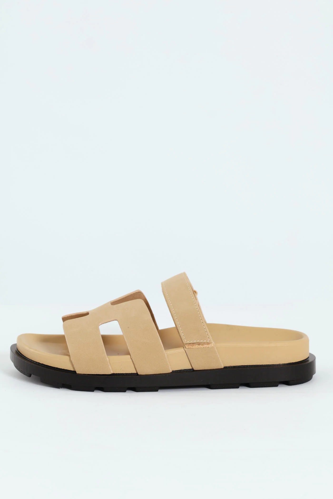 Mule Sandal With Strap - Natural - Image 6
