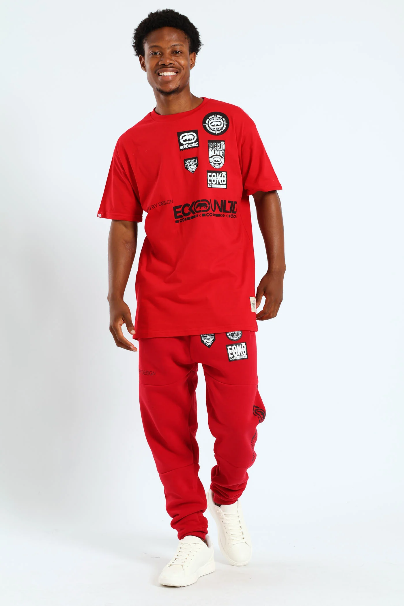 Multi Badge Tee - Red - Image 2