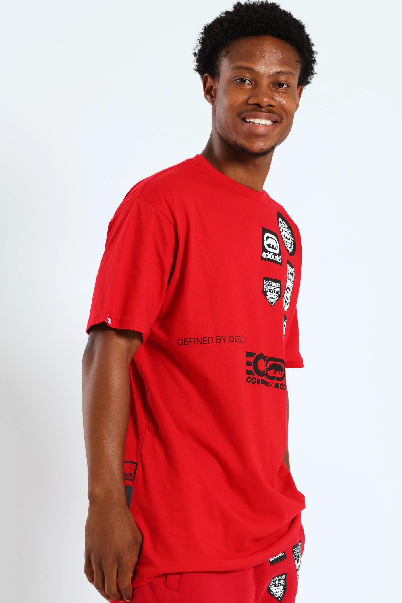 Multi Badge Tee - Red - Image 4