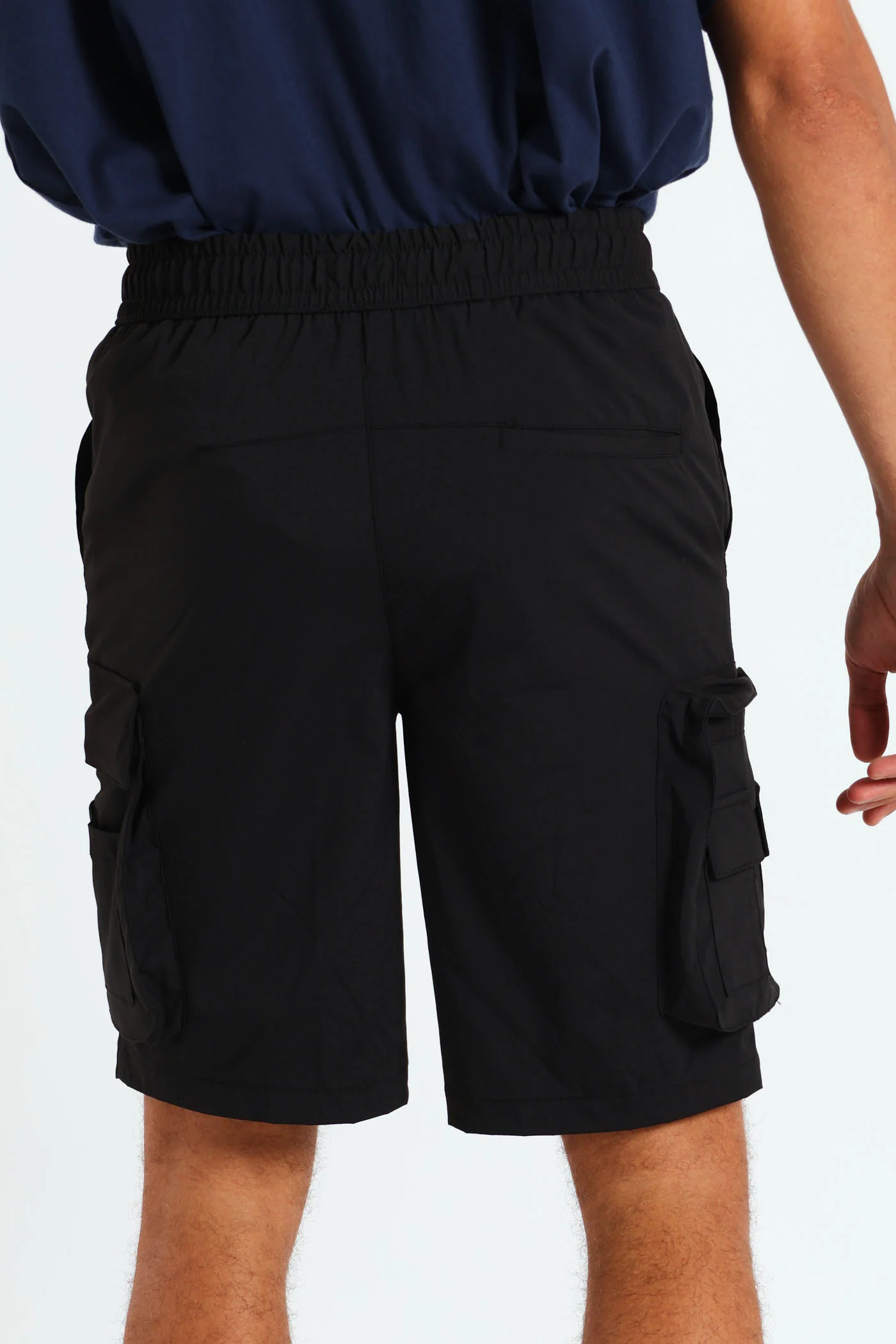 Multi Cargo Technical Shorts - Black - Image 3