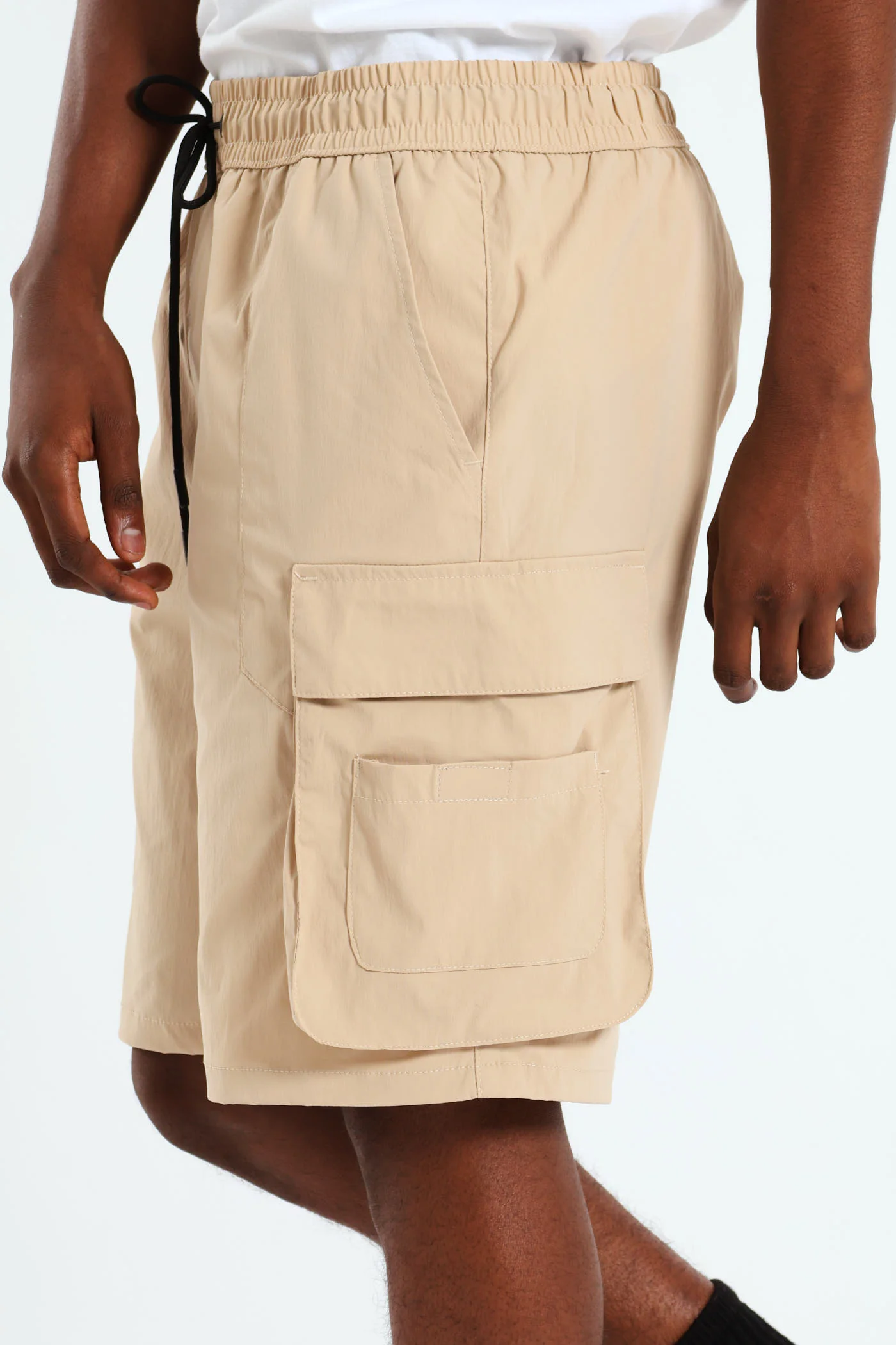 Multi Cargo Technical Shorts - Stone - Image 2