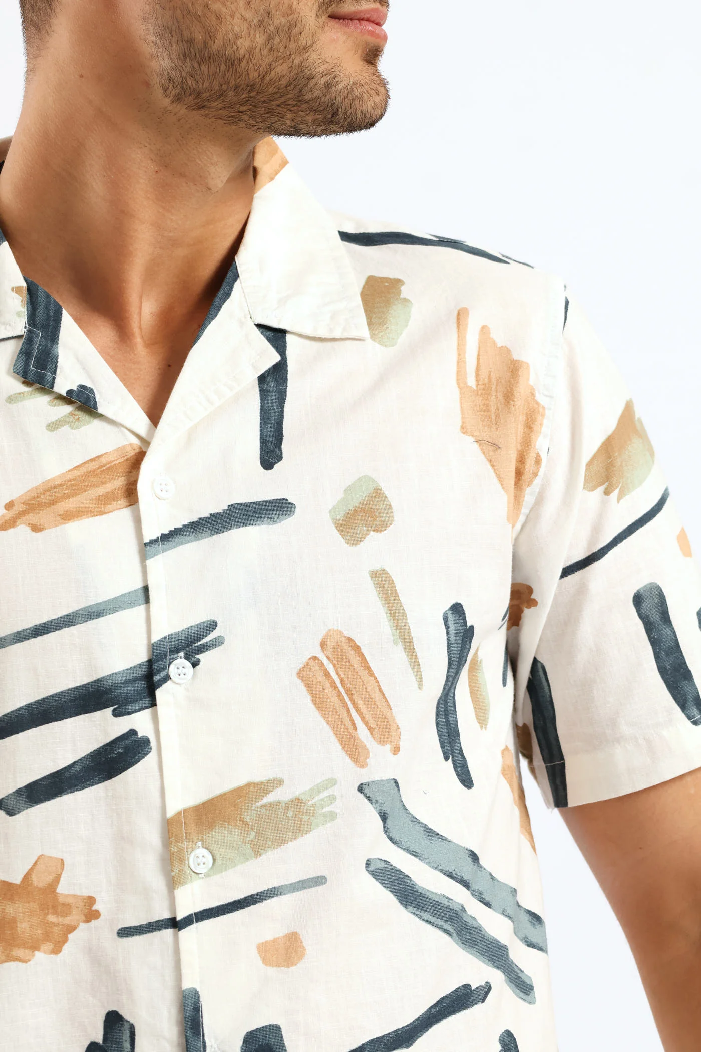 Multi Colour Shirt - White - Image 3
