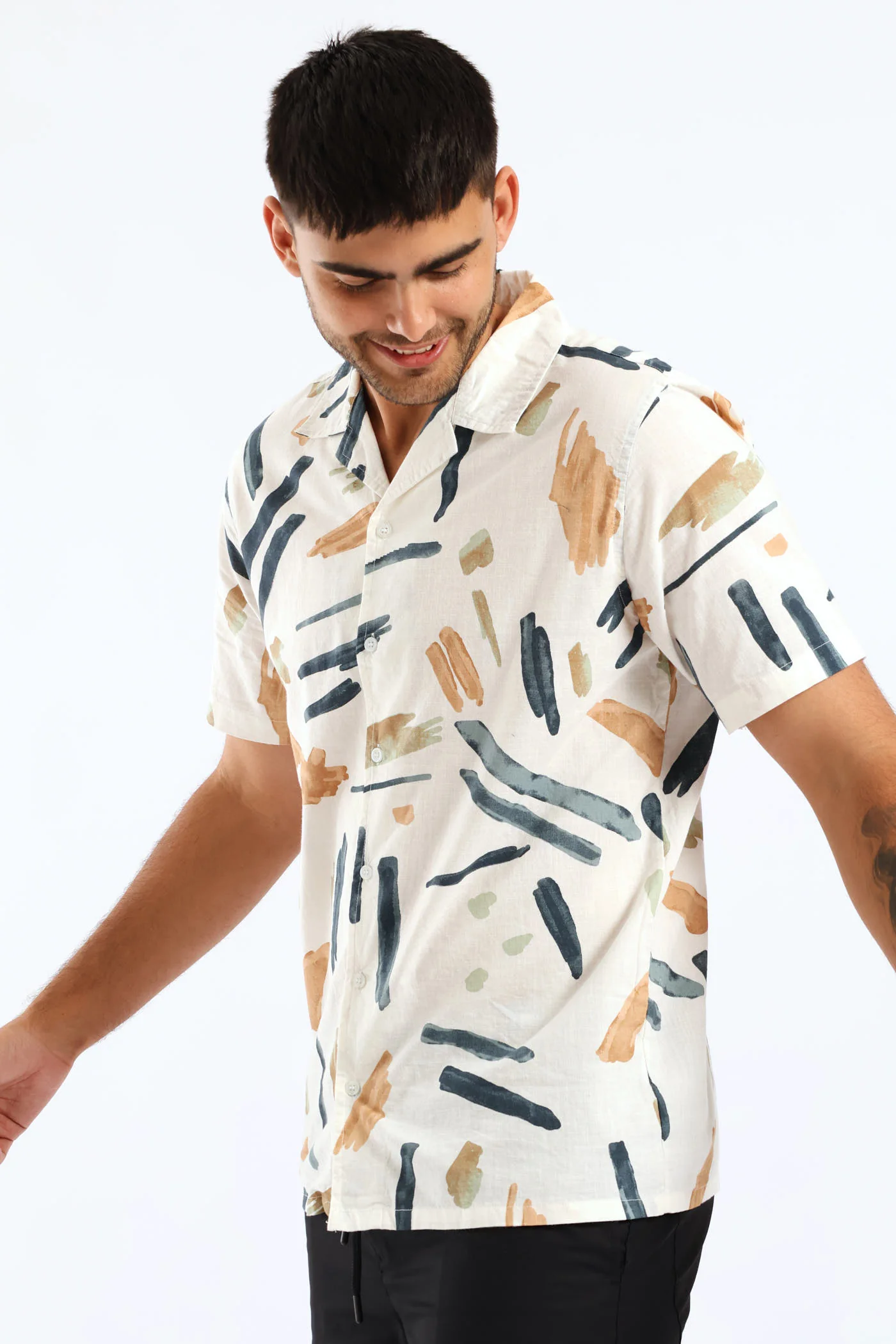Multi Colour Shirt - White - Image 4