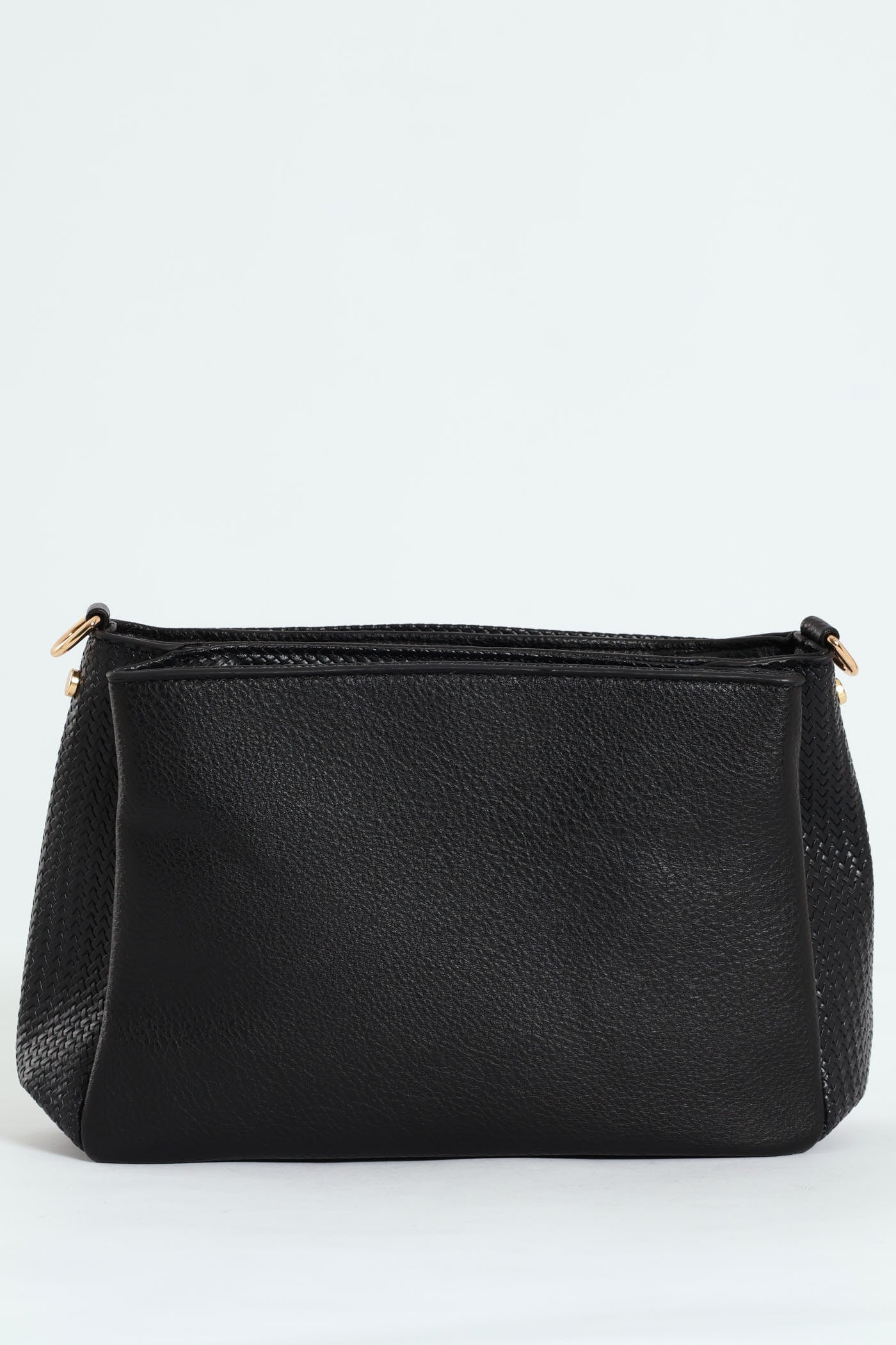 Multi Compartment Crossbody Bag - Black - Image 2