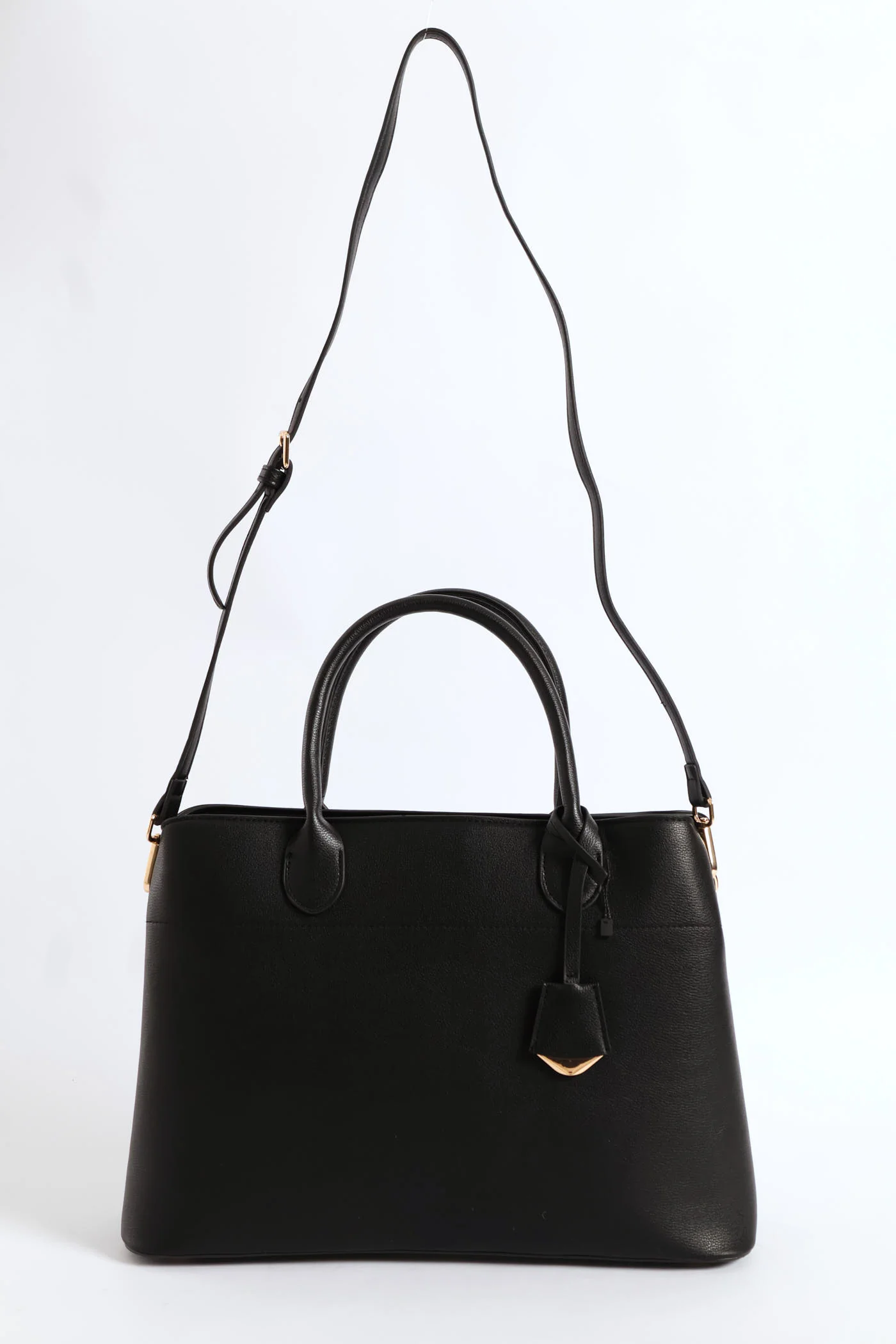 Multi Compartment Tote Bag - Black - Image 5