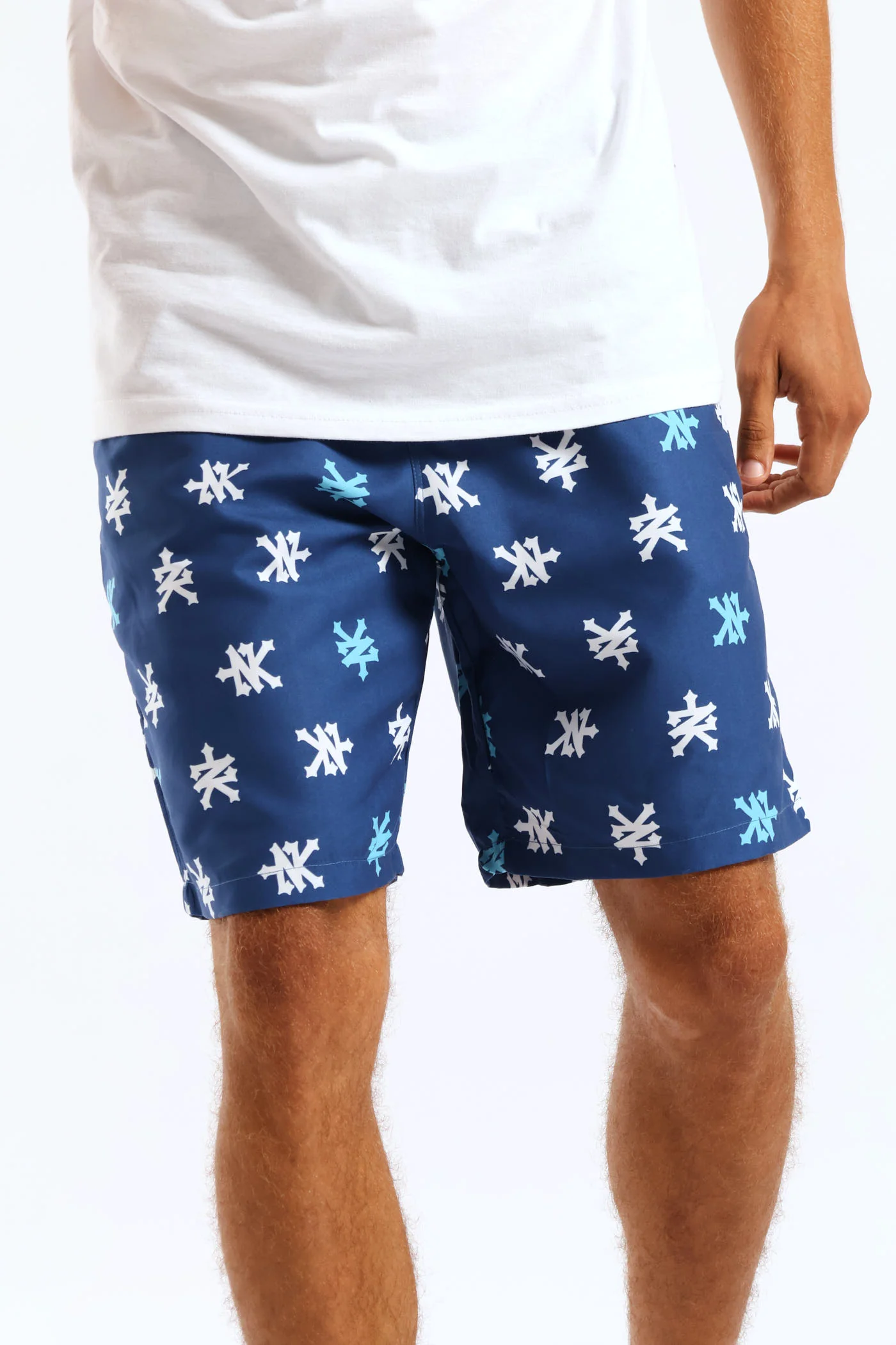 Multi Logo Swim Short - Navy - Image 3