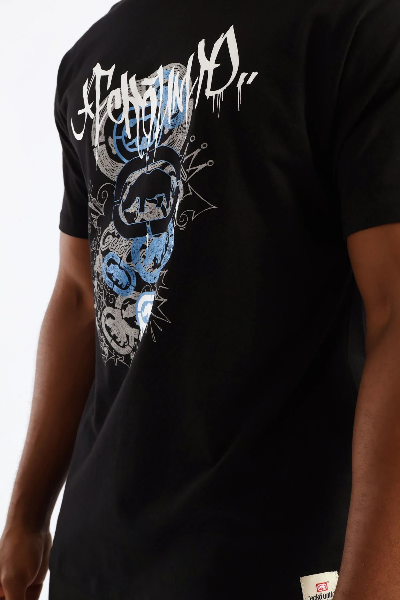 Multi Logo Tee - Black - Image 2