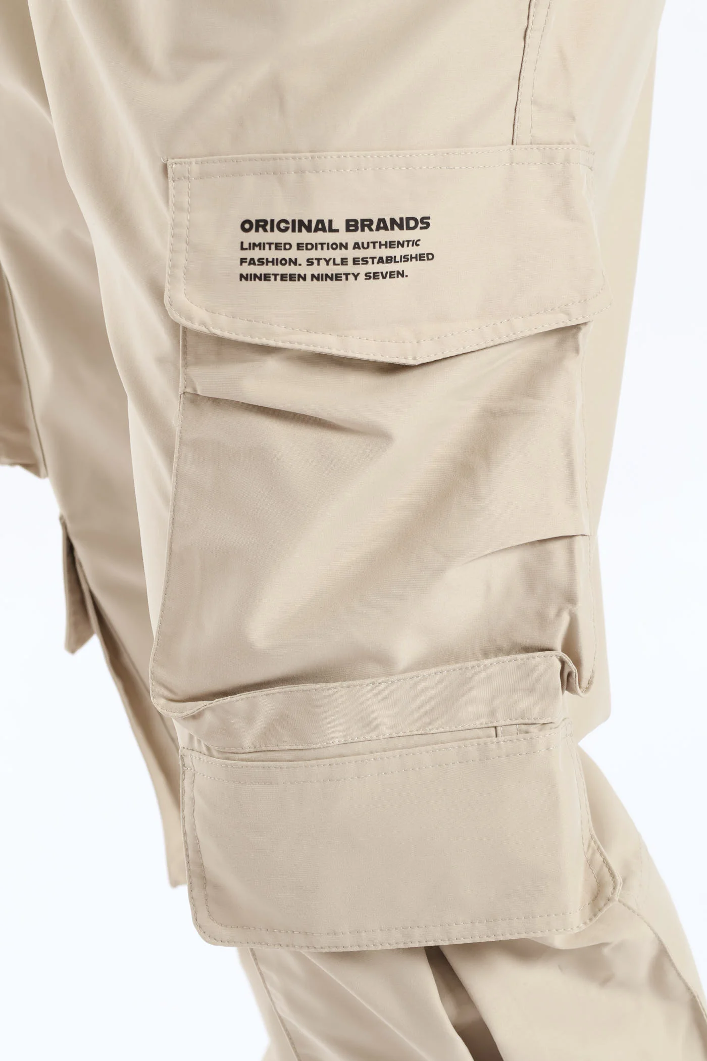 Multi Pocket Cargo Pant - Stone - Image 2