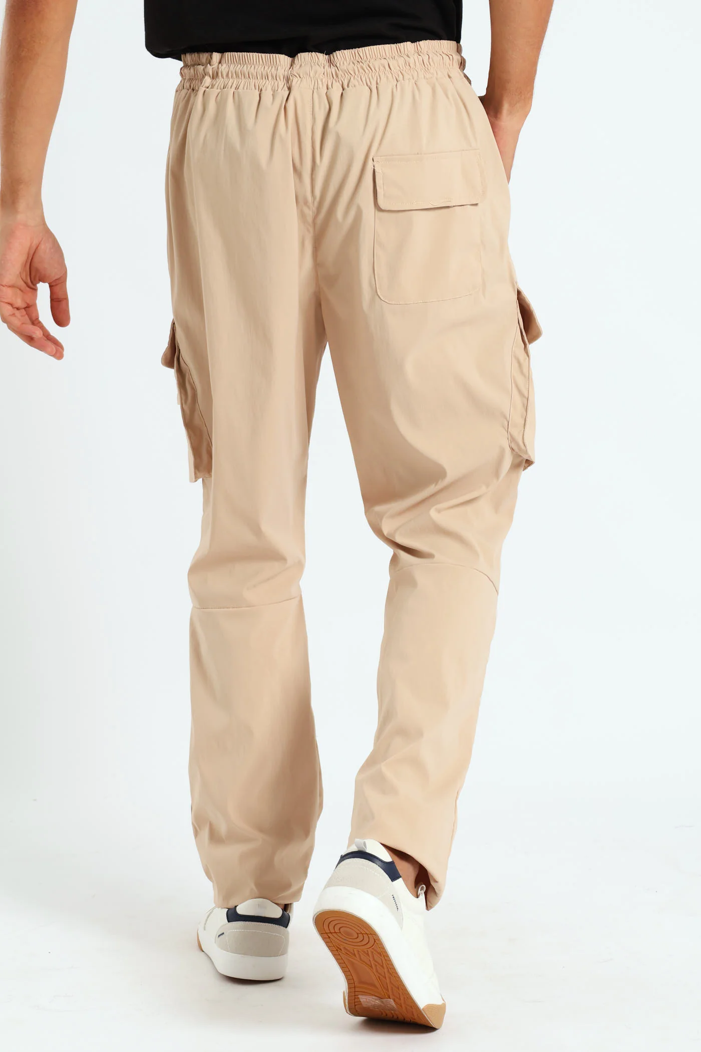 Multi Pocket Technical Cargo Pants - Stone - Image 2