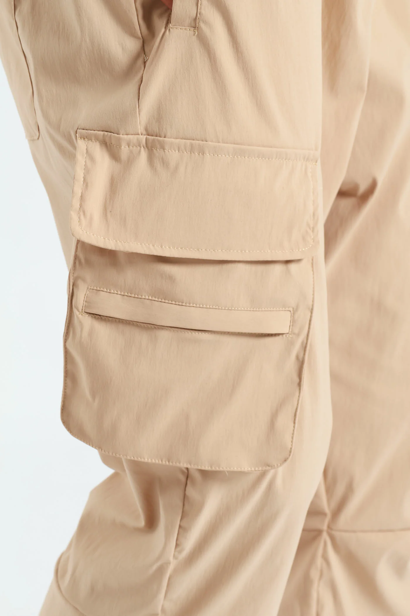 Multi Pocket Technical Cargo Pants - Stone - Image 4
