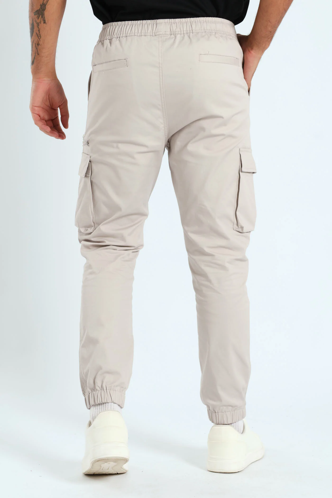 Multi Pocket Trouser - Light Grey - Image 4