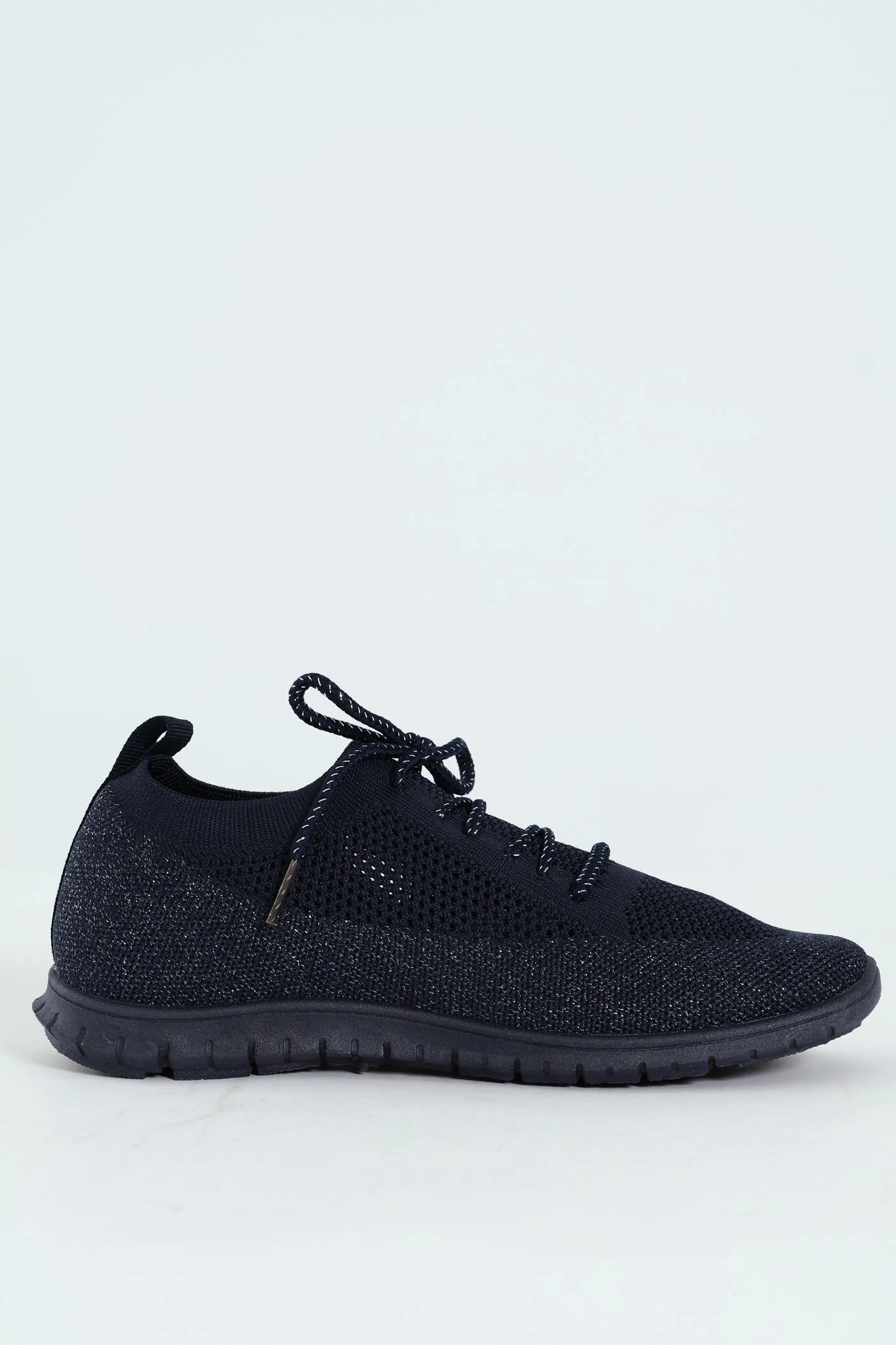 Nansen Bungee Cord Knit Slip On Sneaker - Navy - Image 4