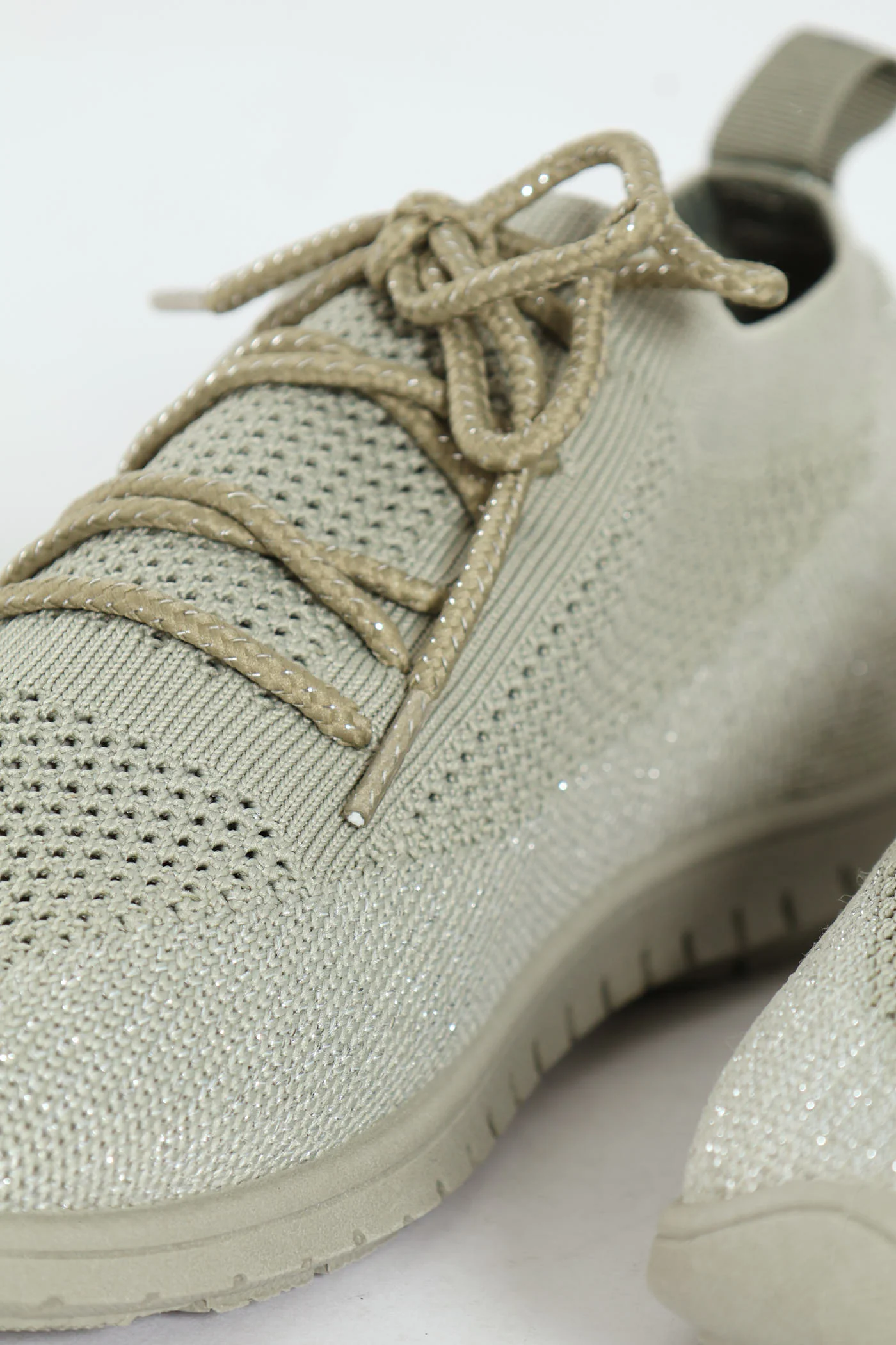 Nansen Bungee Cord Knit Slip On Sneaker - Sage - Image 5