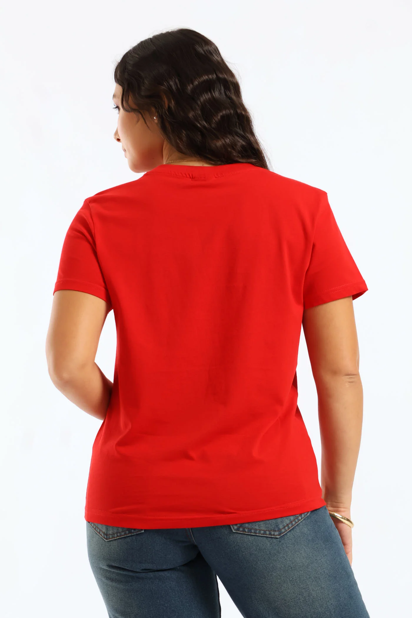 Natasha T-Shirt - Red - Image 5