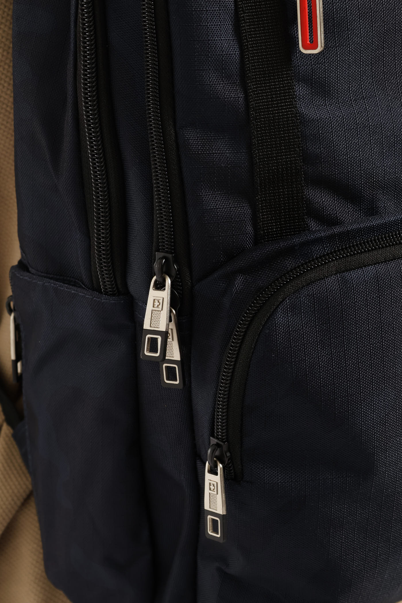 Navy Badge Backpack - Black - Image 2