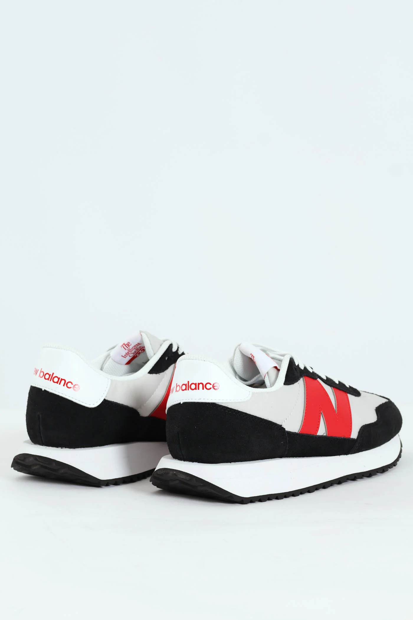 Foam Wedge Lace Up Sneaker - White/Black - Image 4