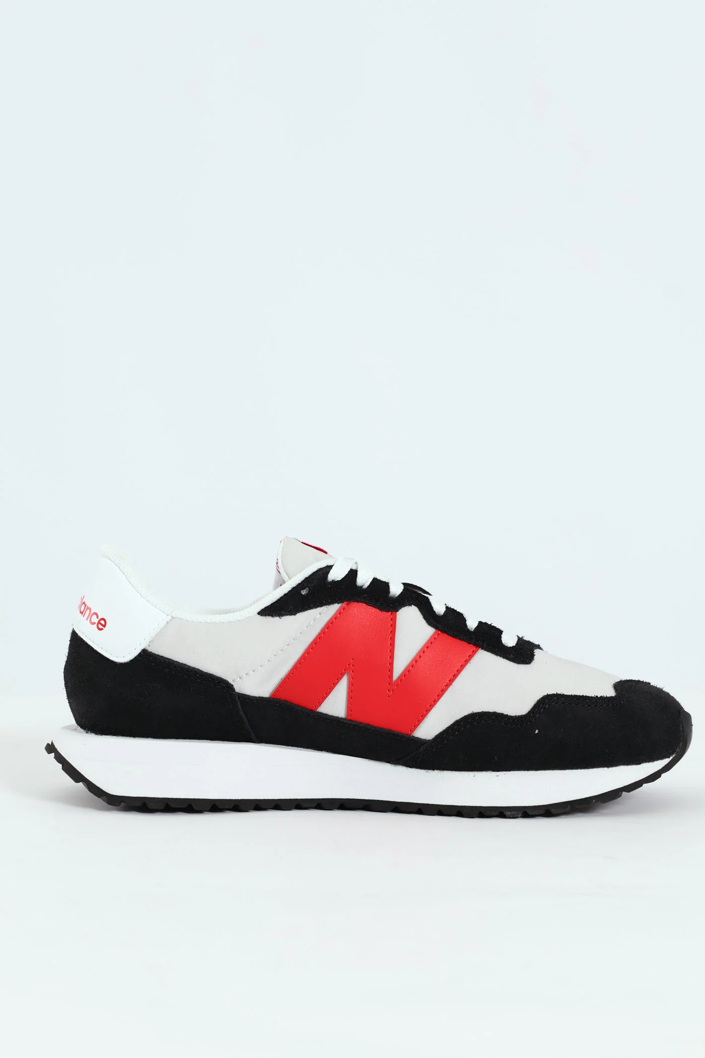 Foam Wedge Lace Up Sneaker - White/Black - Image 5