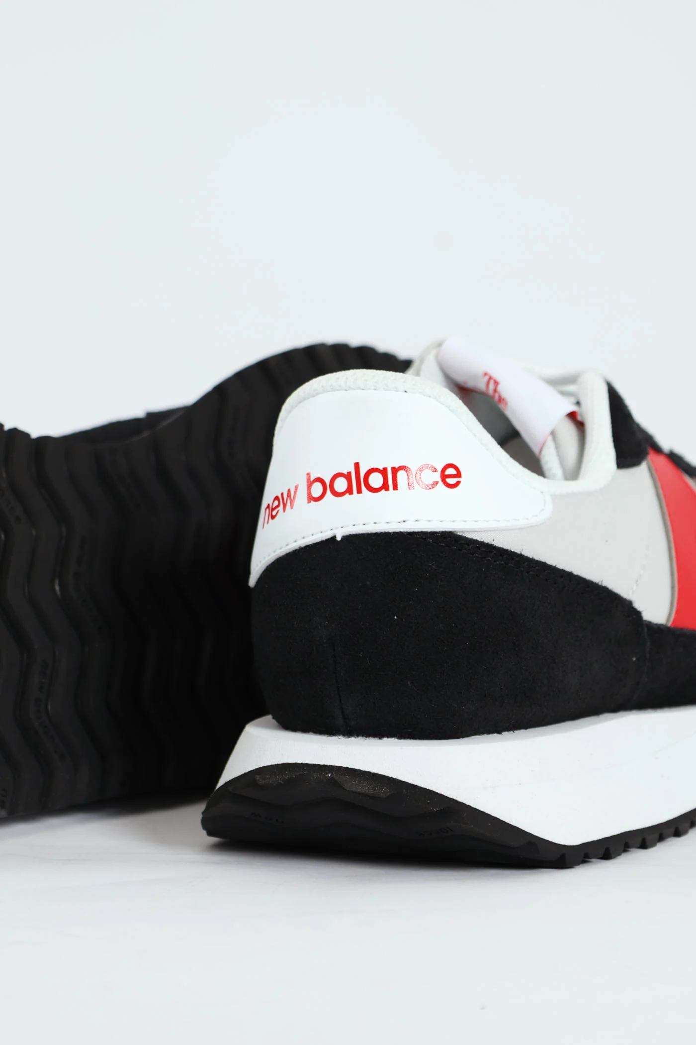 Foam Wedge Lace Up Sneaker - White/Black - Image 6