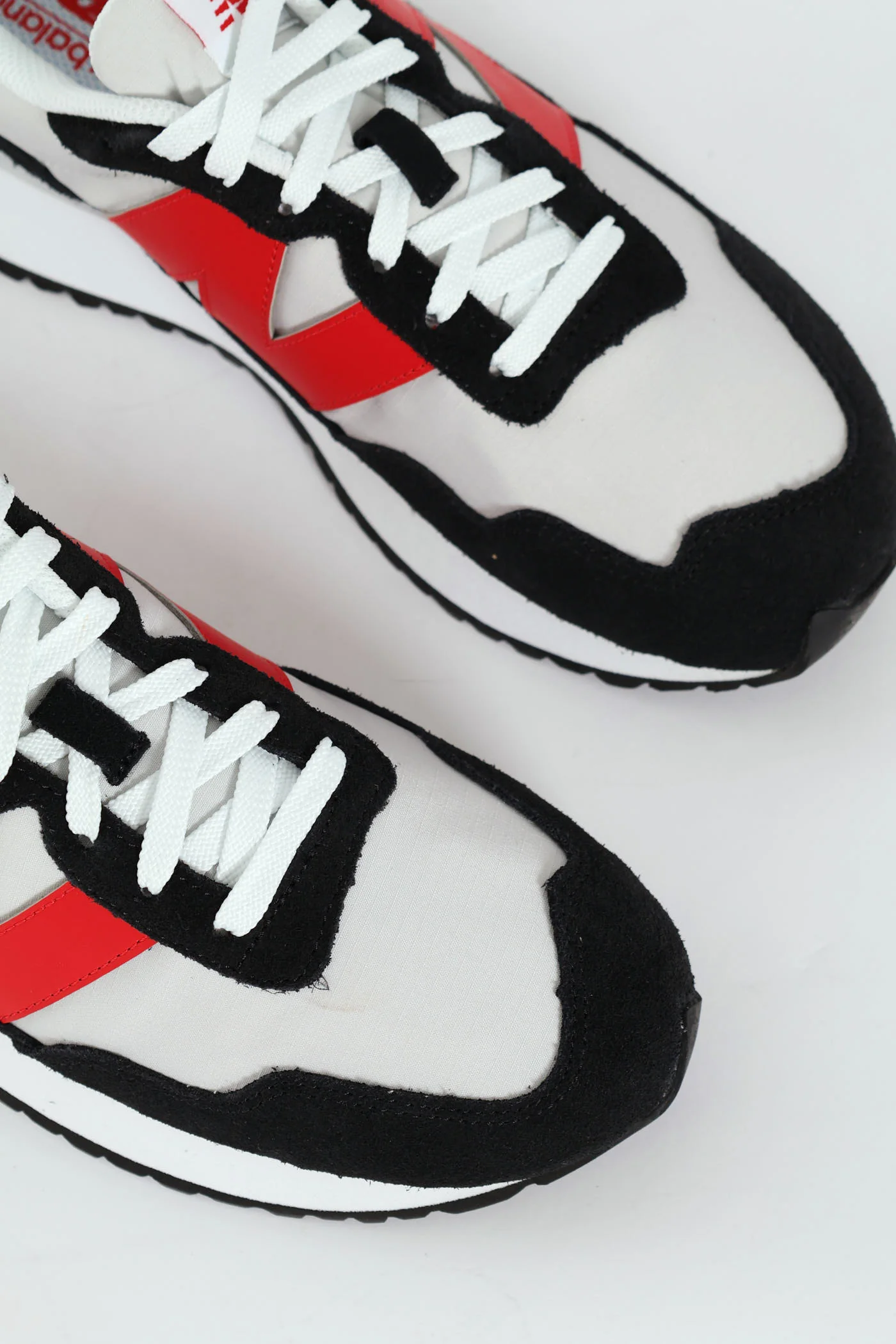Foam Wedge Lace Up Sneaker - White/Black - Image 7