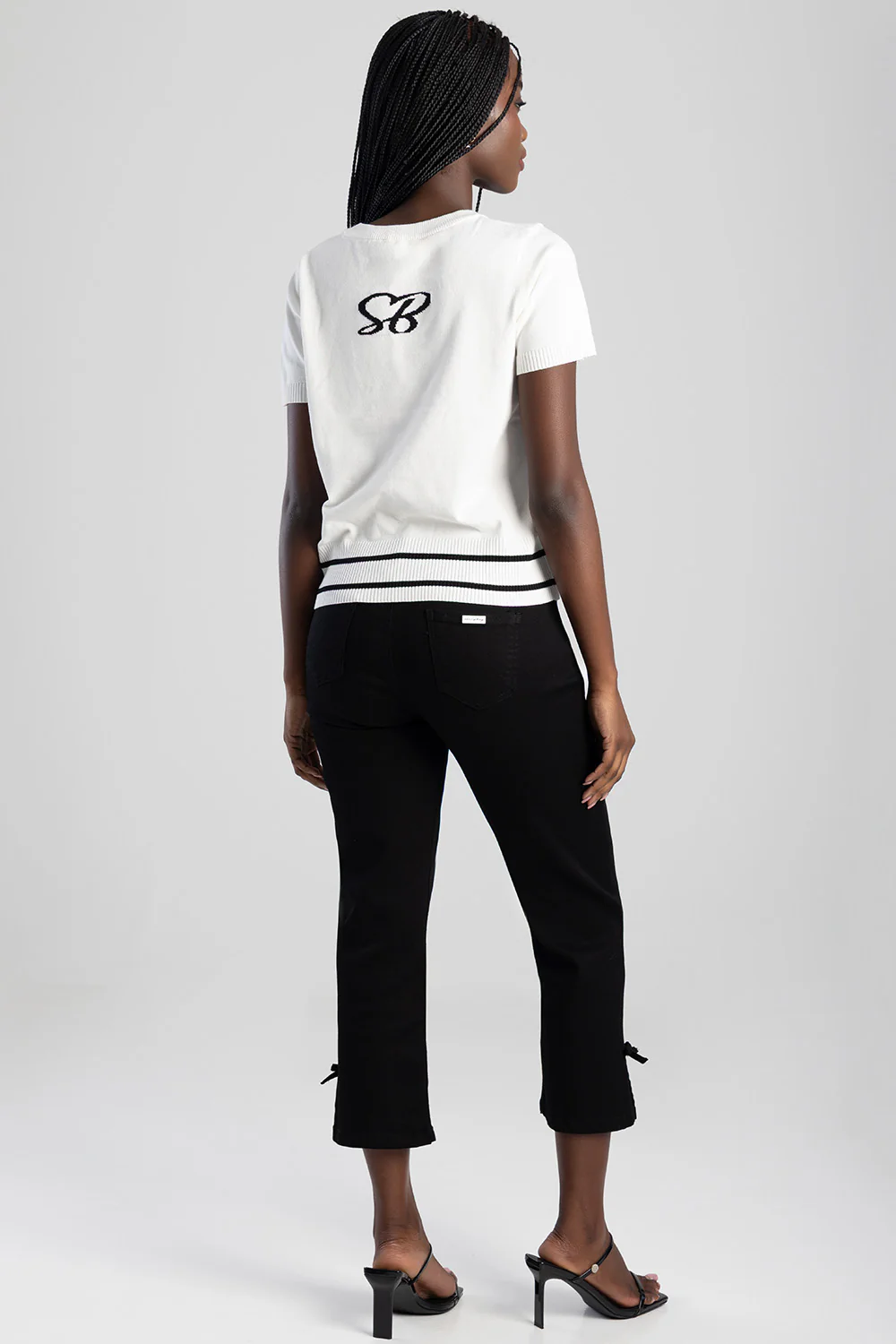 Need To Think Knitted Golfer - White - Image 4