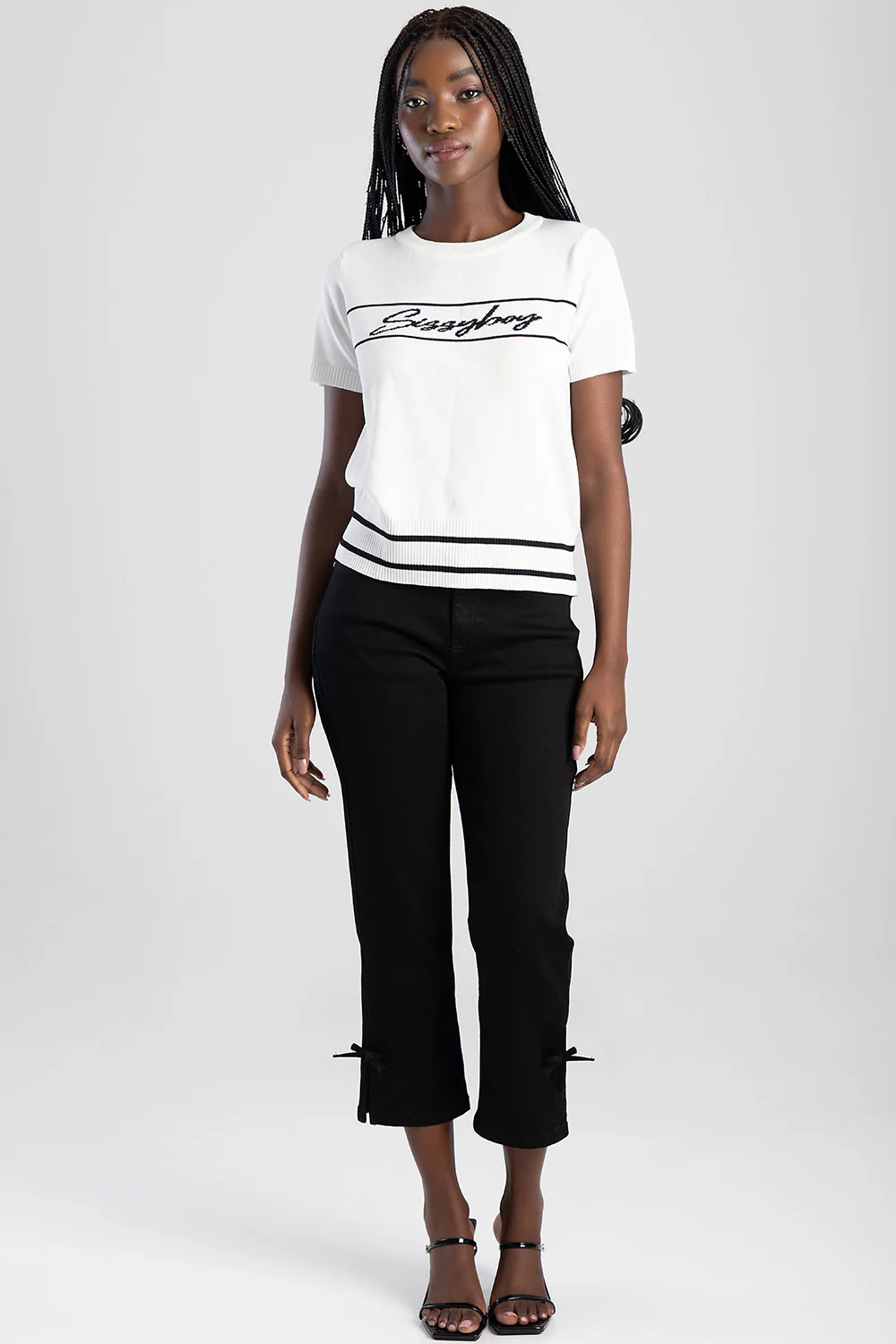 Need To Think Knitted Golfer - White - Image 5