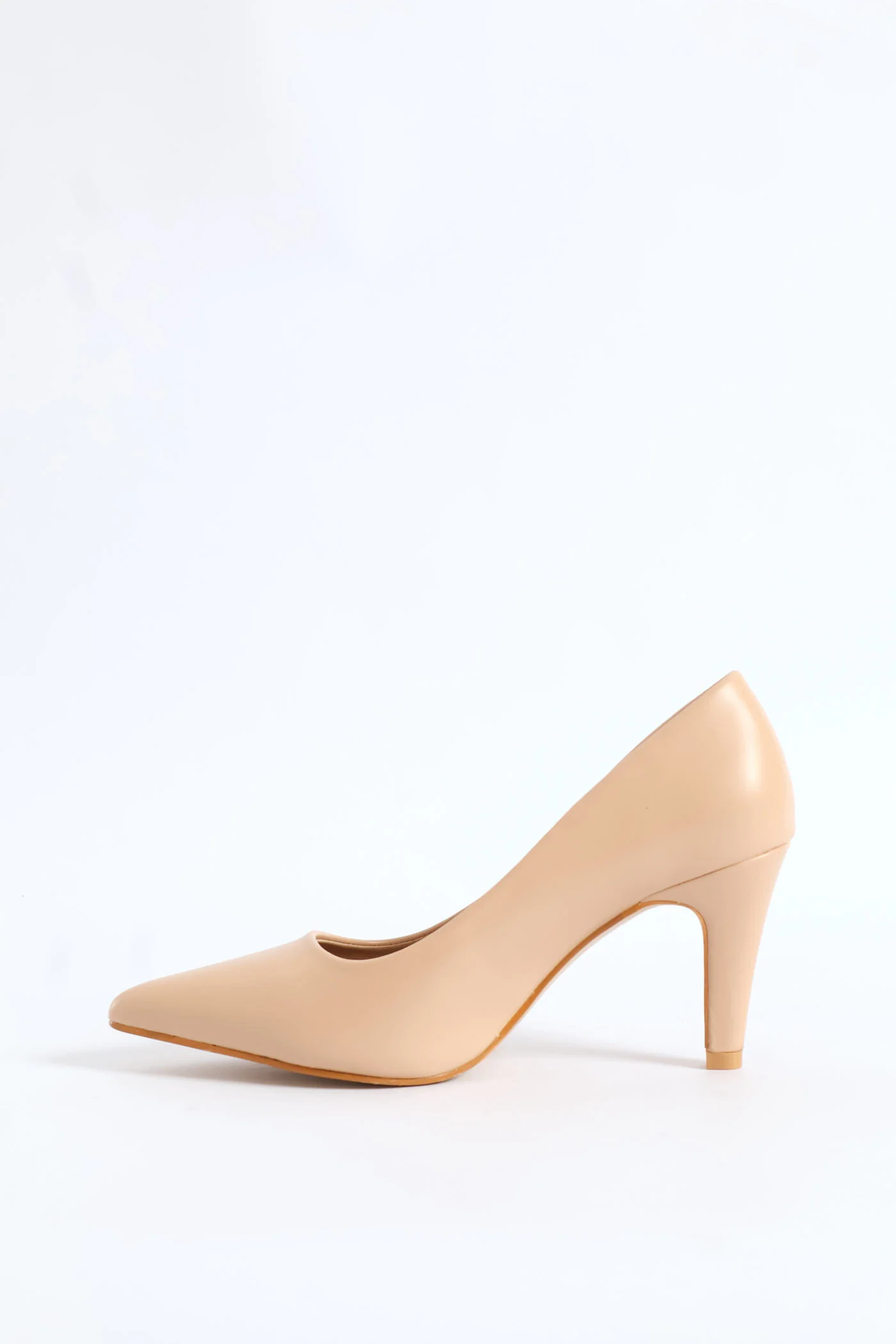 Neoprene Mid Court Heel - Natural - Image 3