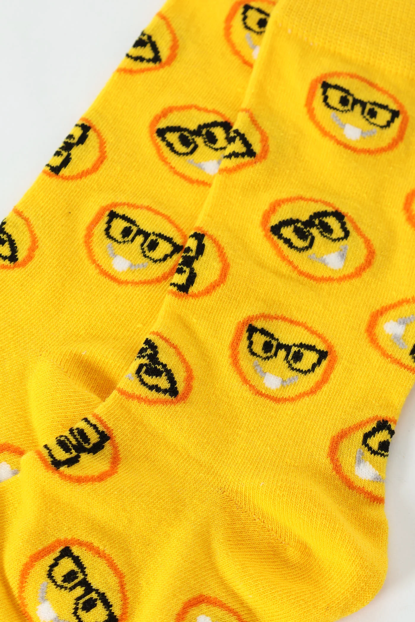Nerdy Single Anklet Socks - Yellow - Image 2