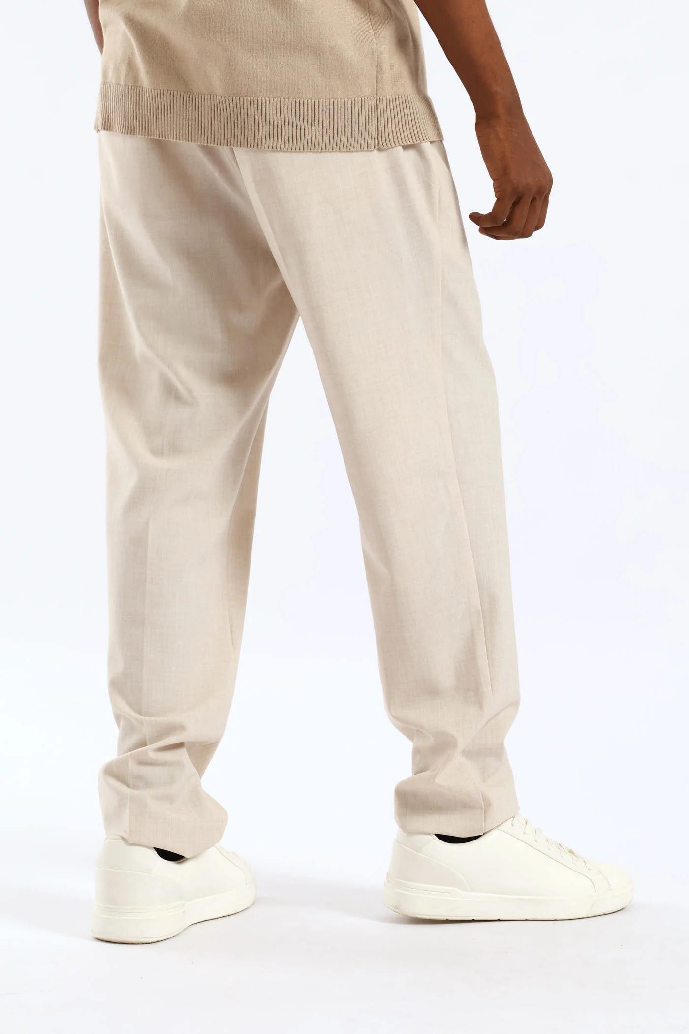 Neutral Elasticated Trousers - Neutral - Image 4