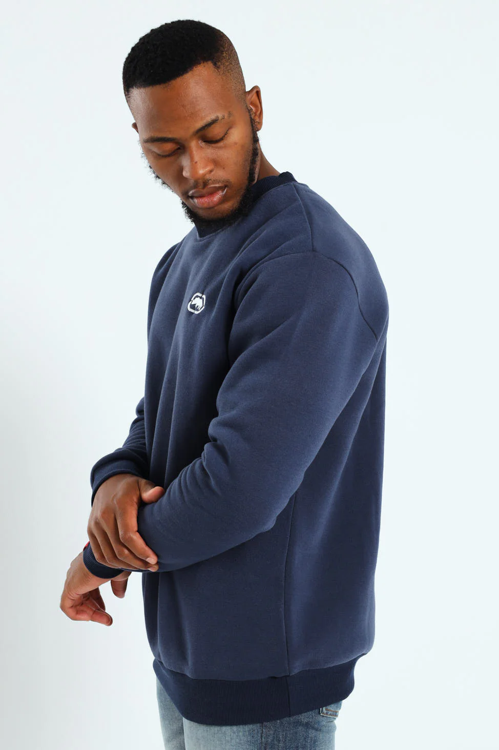 Never Out Crew Top - Navy - Image 3