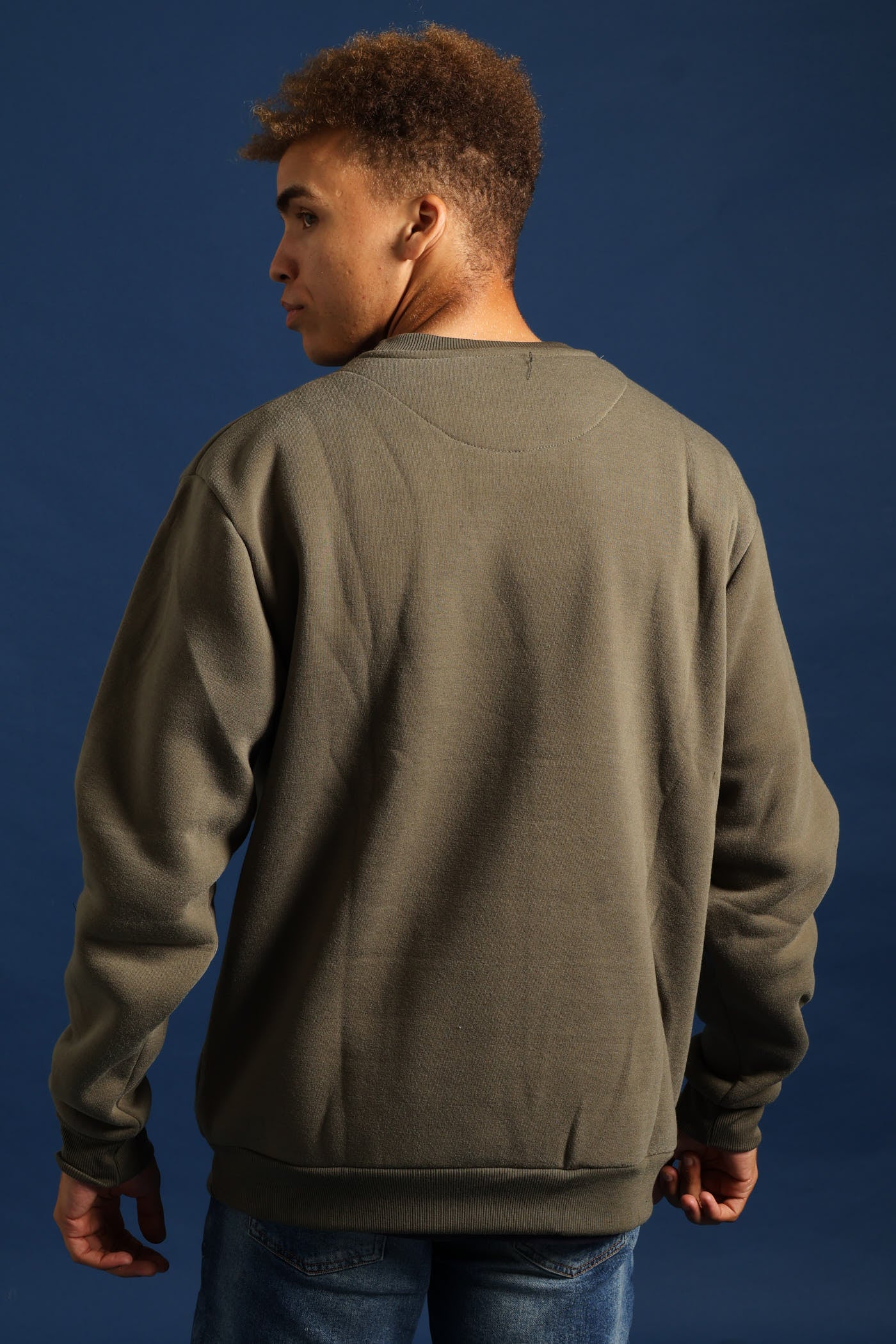 Never Out Crew Top - Olive - Image 3