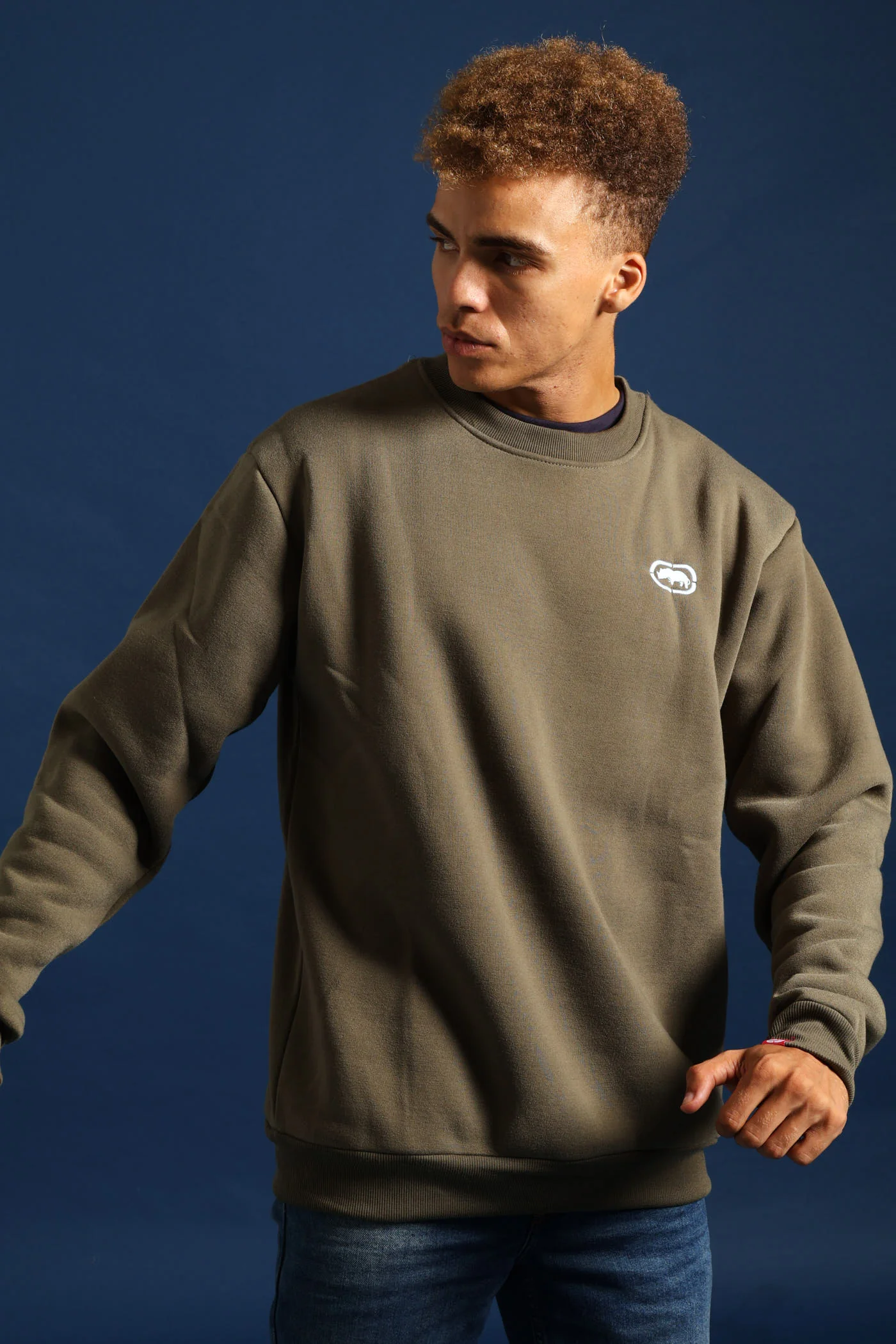 Never Out Crew Top - Olive - Image 4