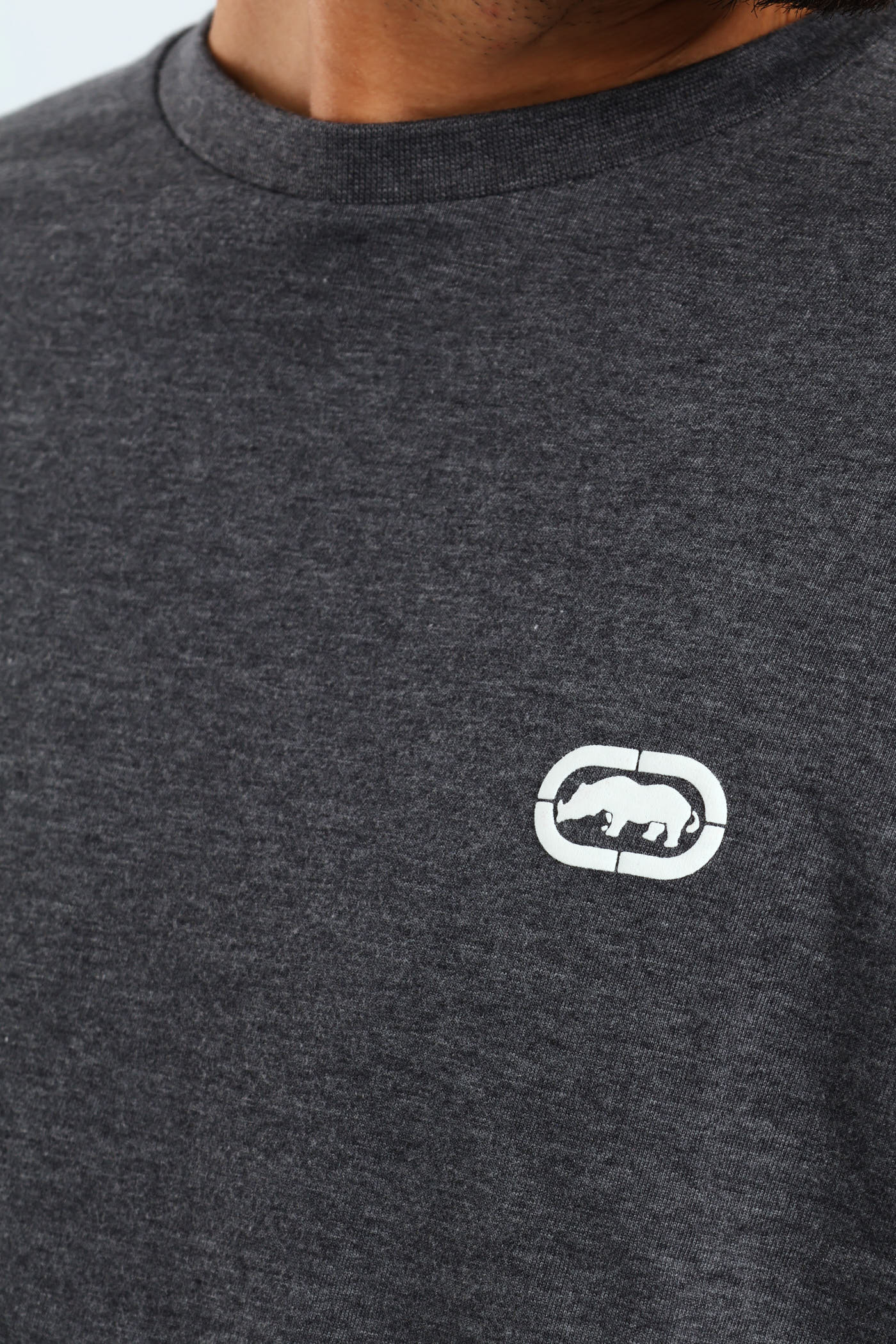 Never Out Tee - Charcoal Melange - Image 2