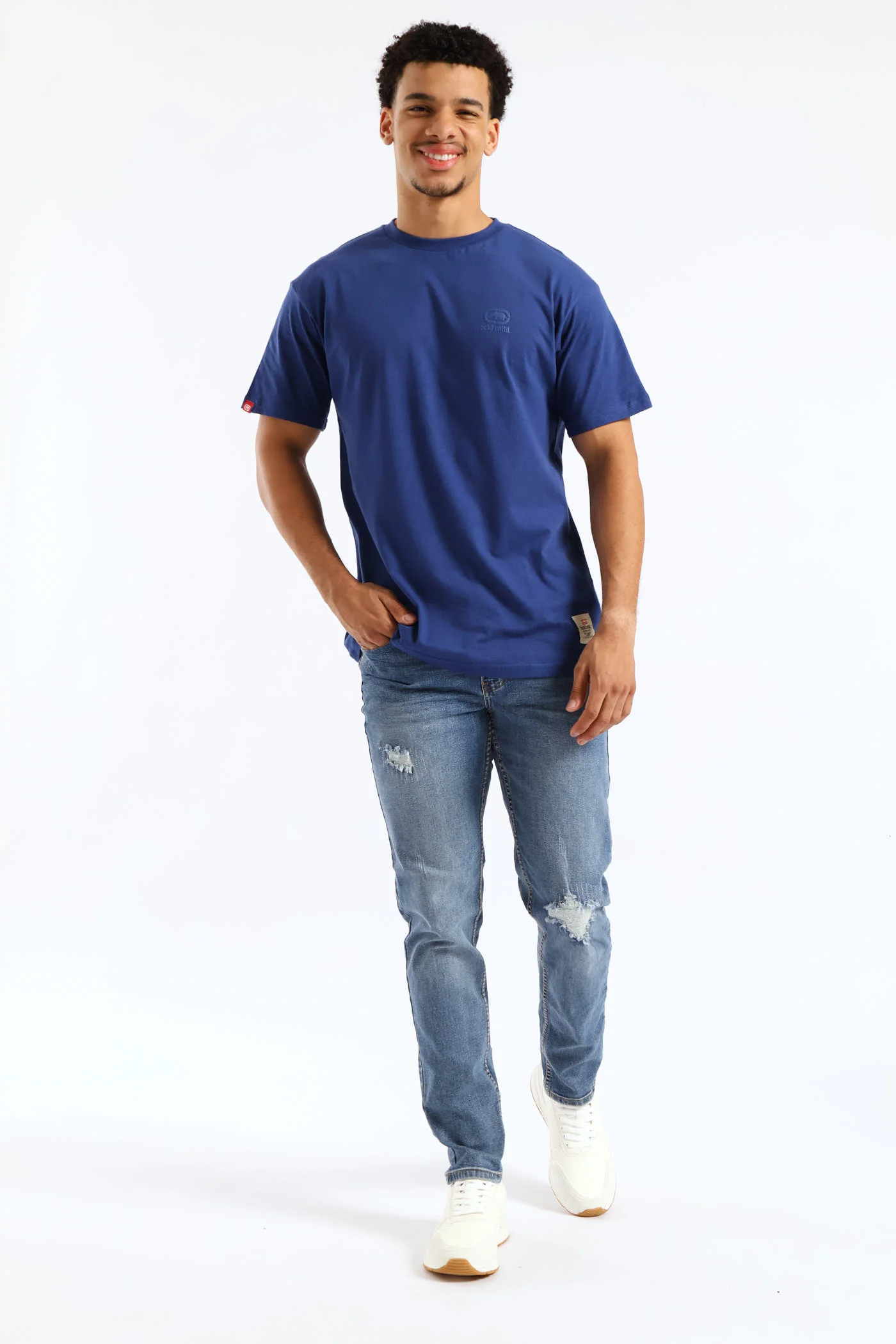 Never Out Tonal Tee - Blue - Image 5