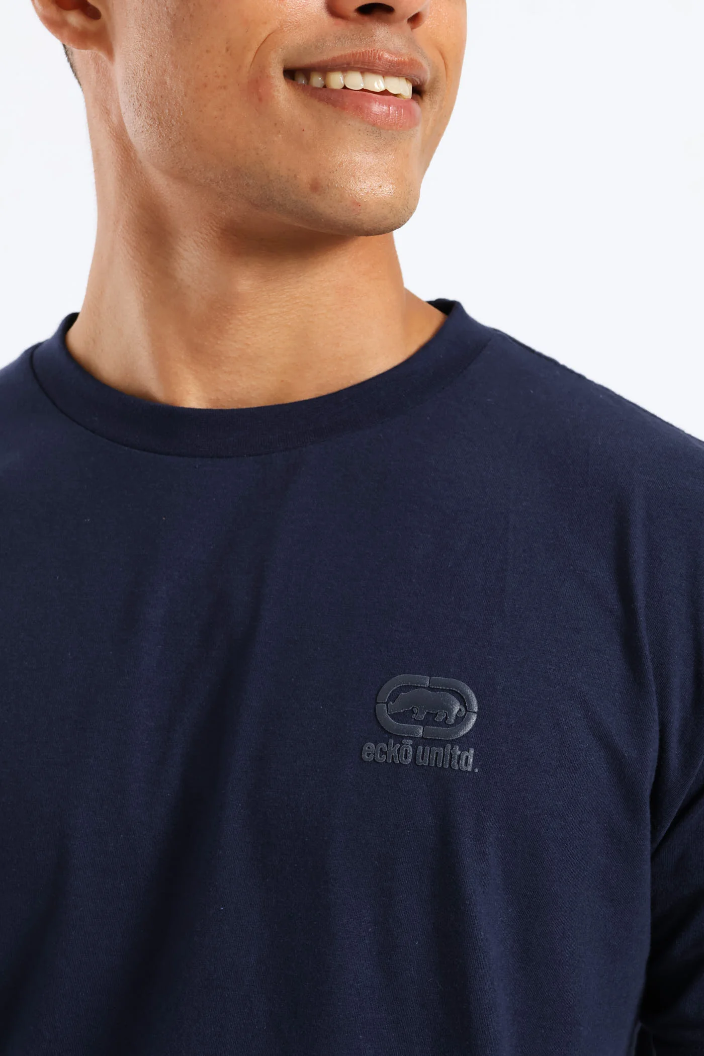 Never Out Tonal Tee - Navy - Image 2