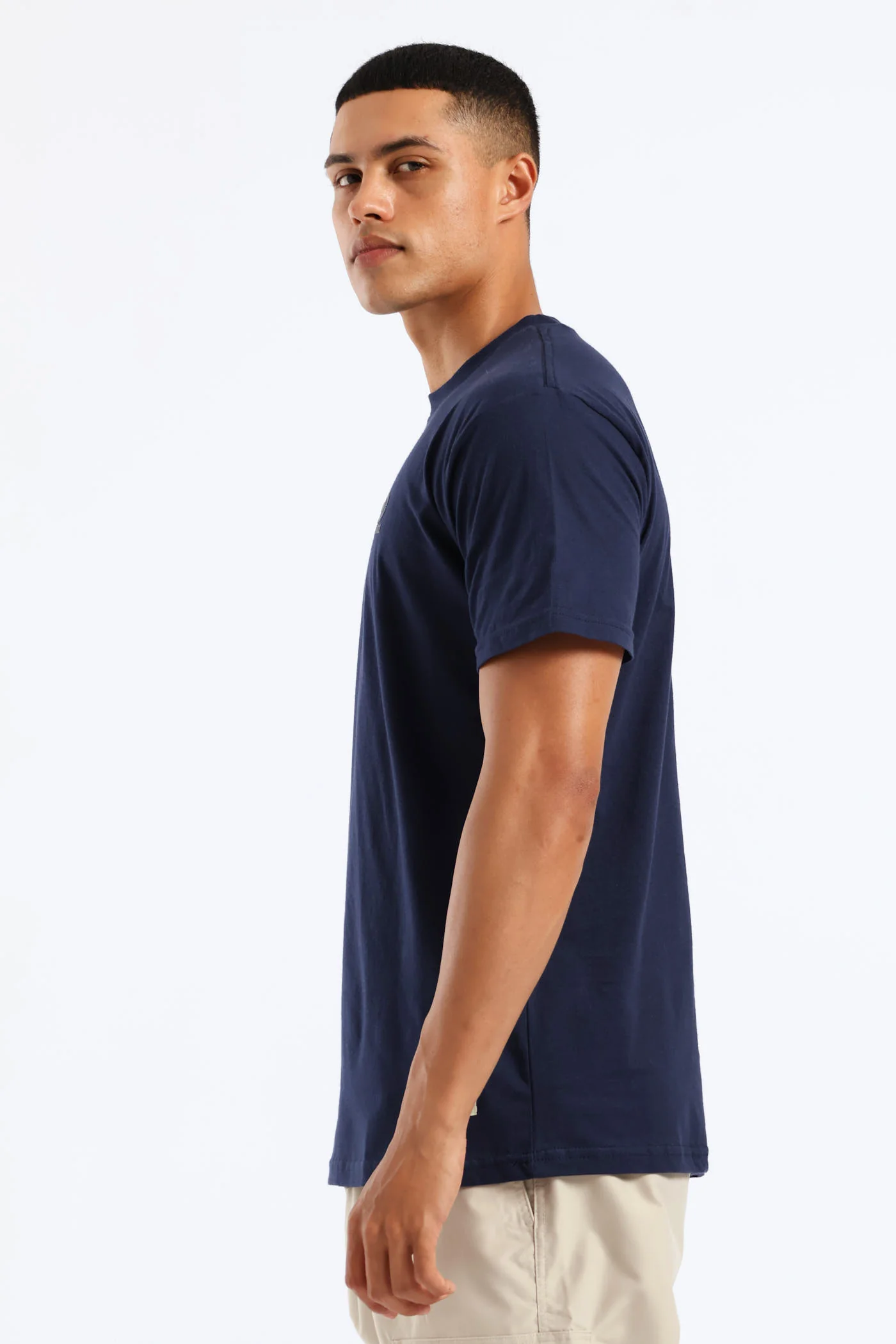 Never Out Tonal Tee - Navy - Image 3