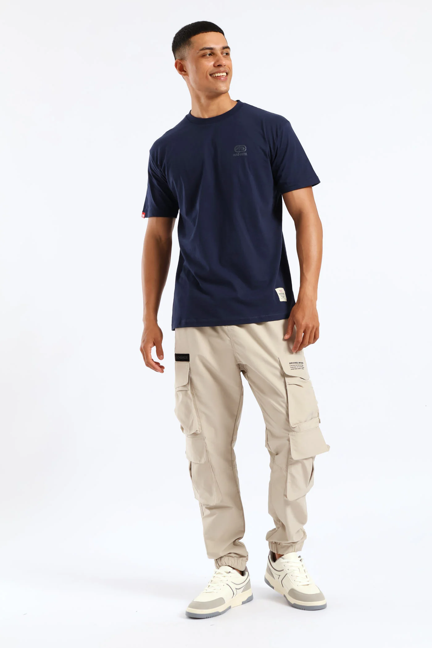 Never Out Tonal Tee - Navy - Image 5
