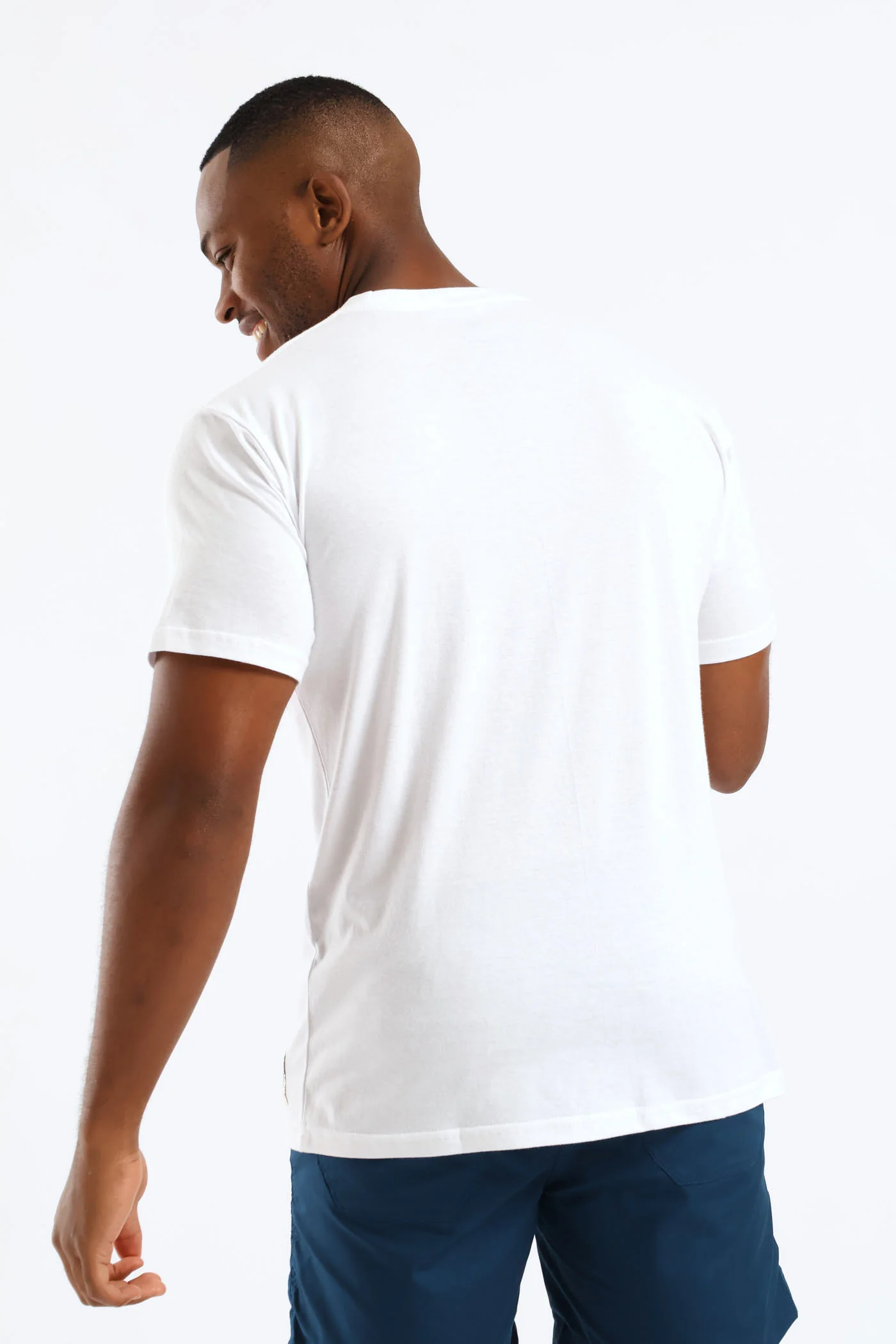 Never Out Tonal Tee - White - Image 4