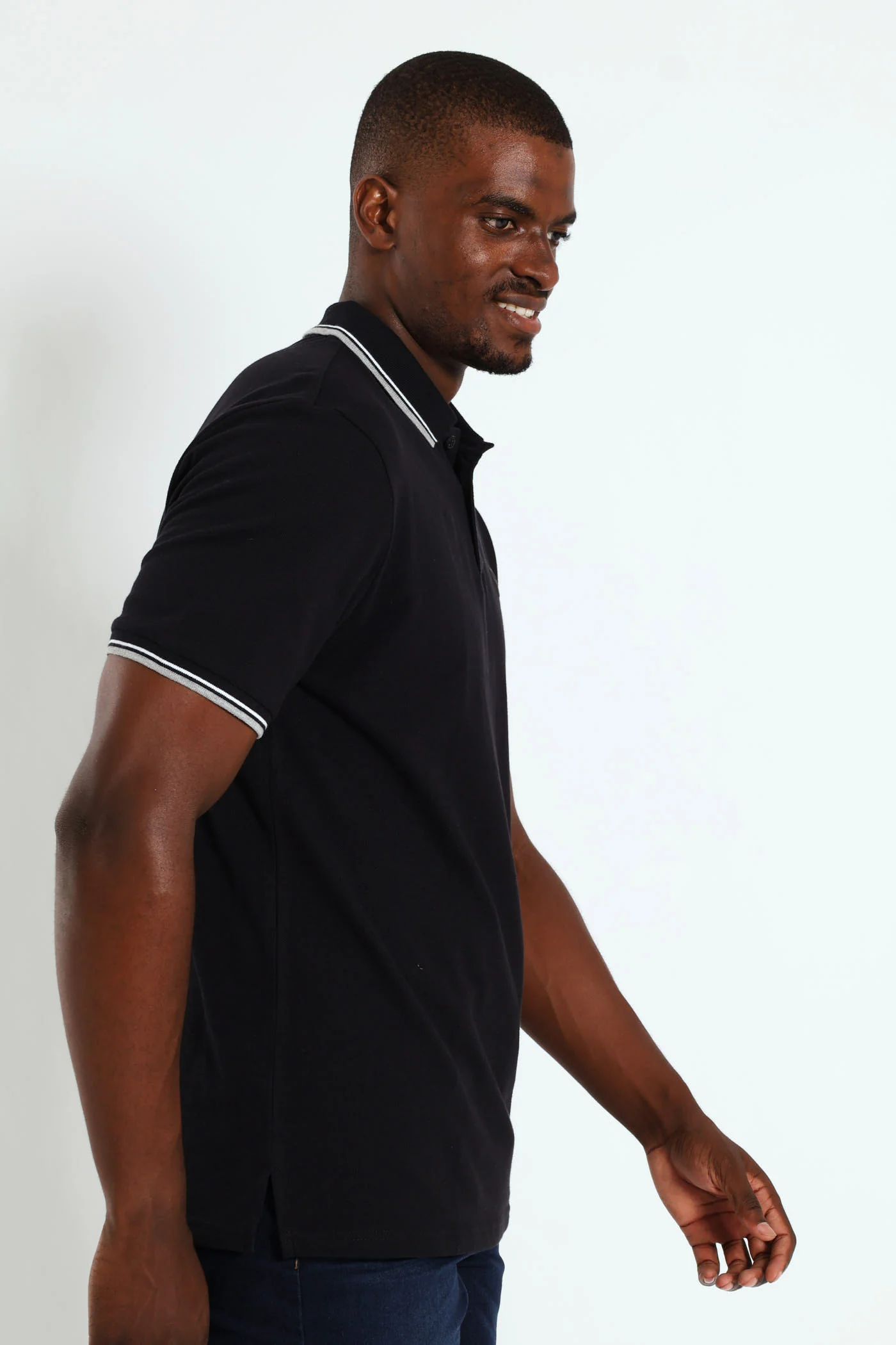 New Tipped Golfer - Black - Image 3