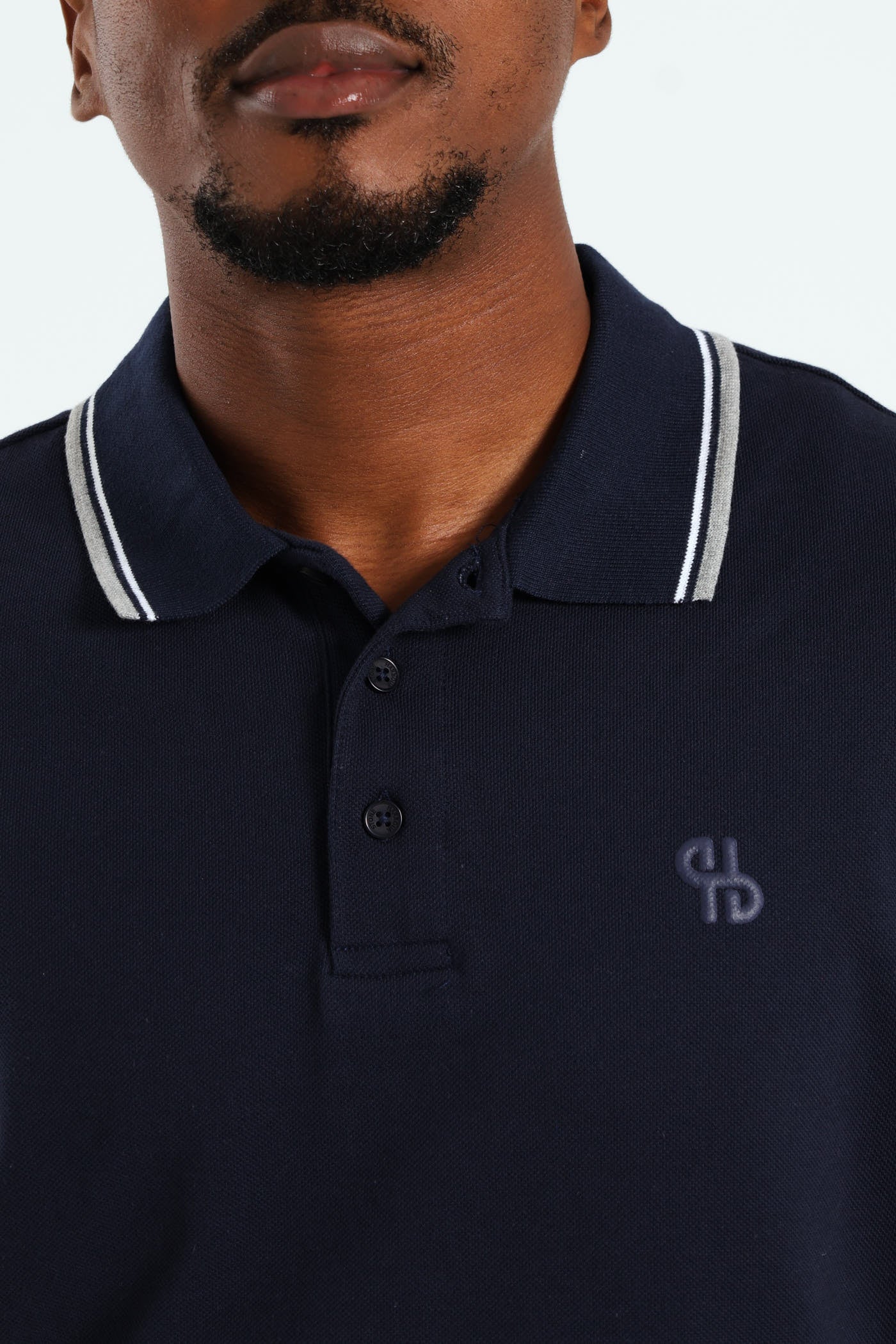 New Tipped Golfer - Navy - Image 3