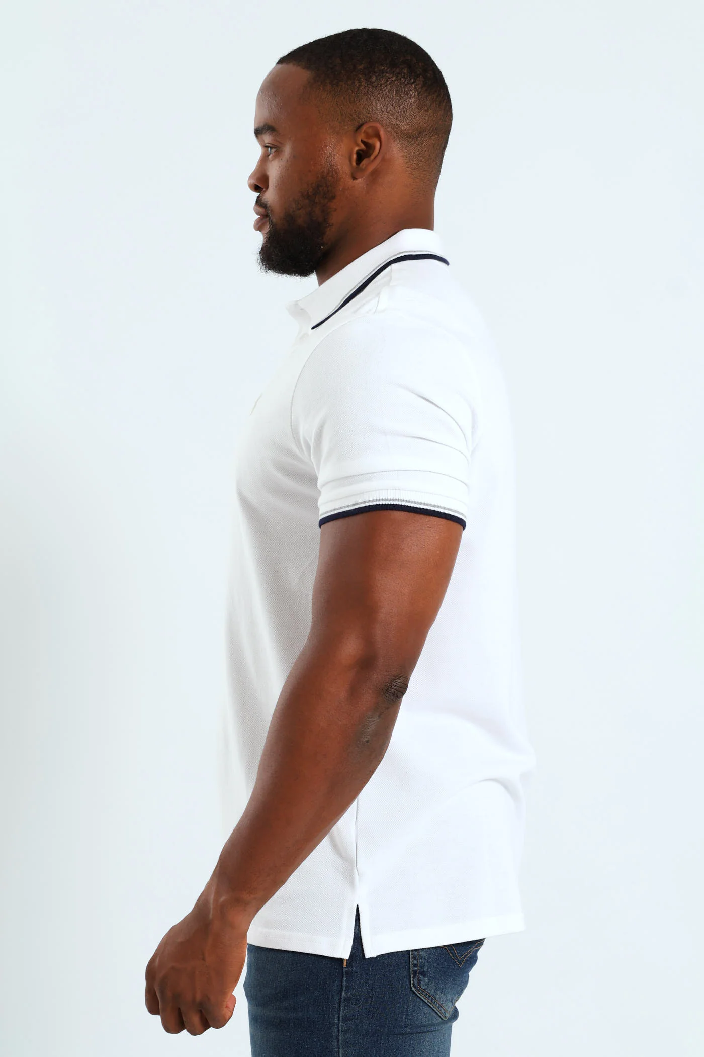 Tipped Golfer - White - Image 2