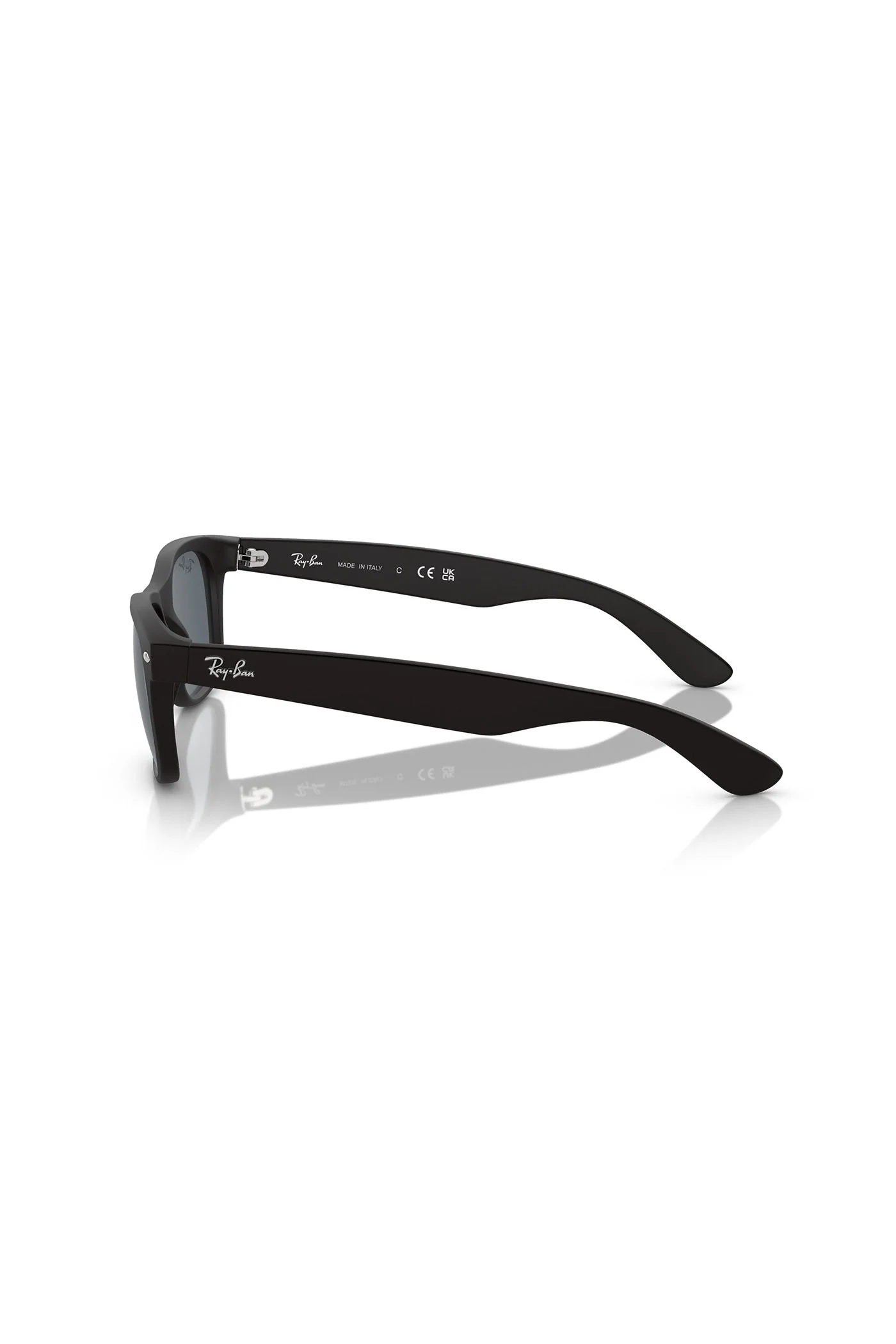 New Wayfarer Sunglasses - Black - Image 2