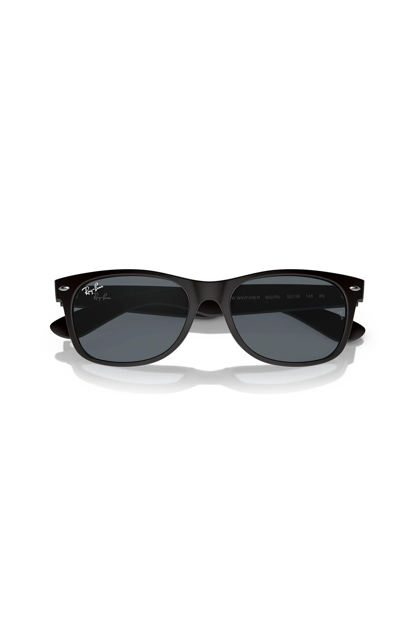 New Wayfarer Sunglasses - Black - Image 5
