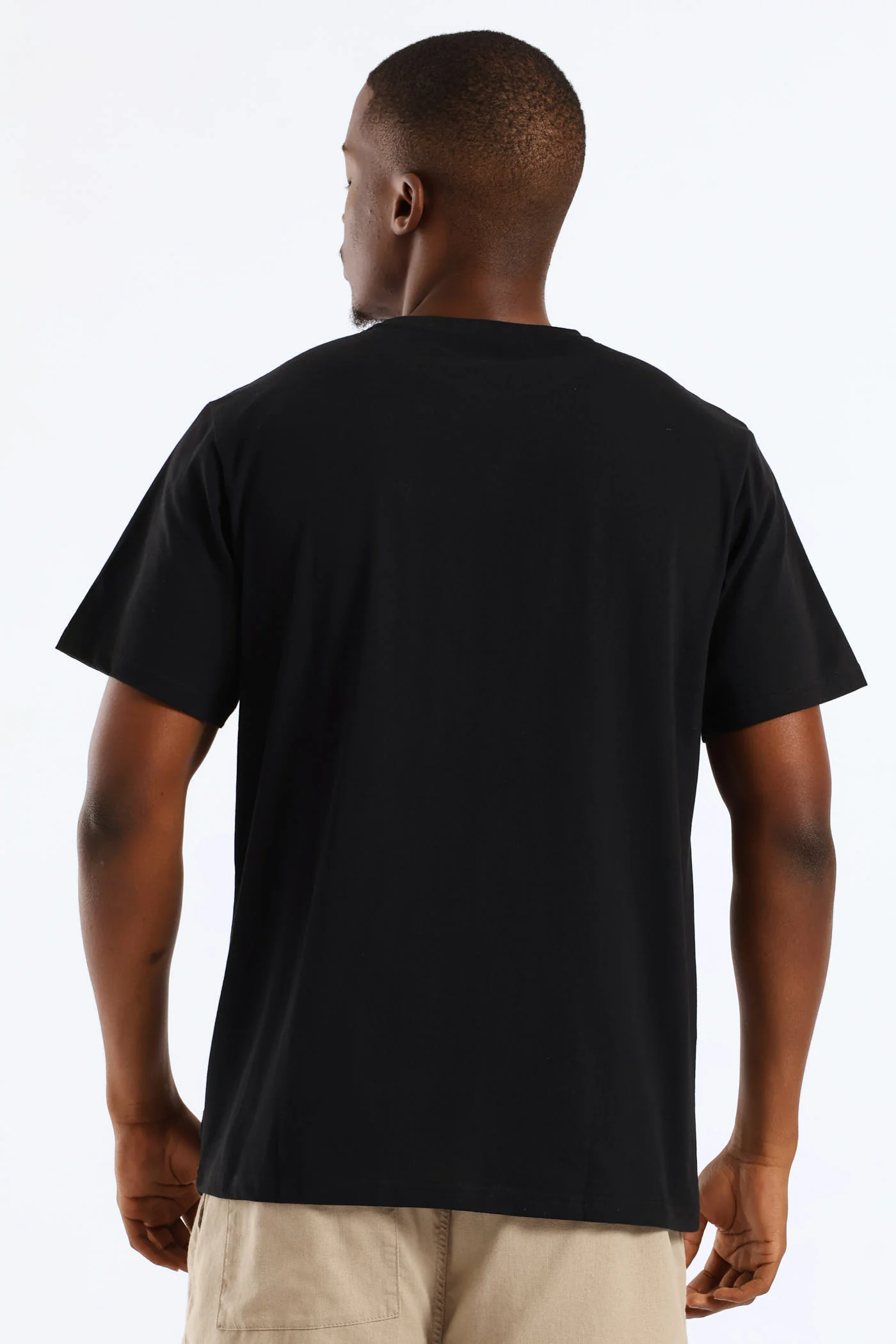 New York Basic Print Tee - Black - Image 5