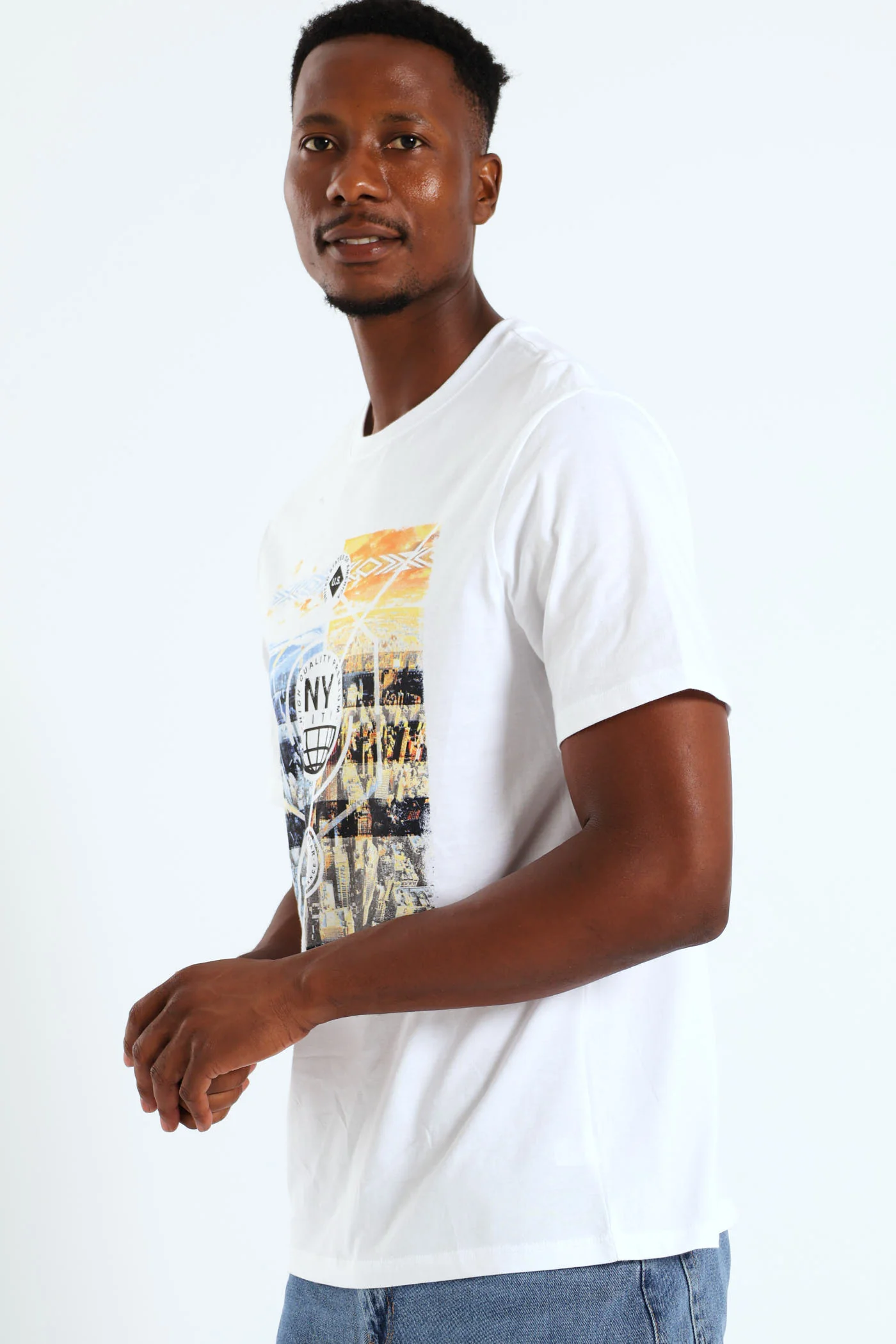 New York City Photo Tee - White - Image 2