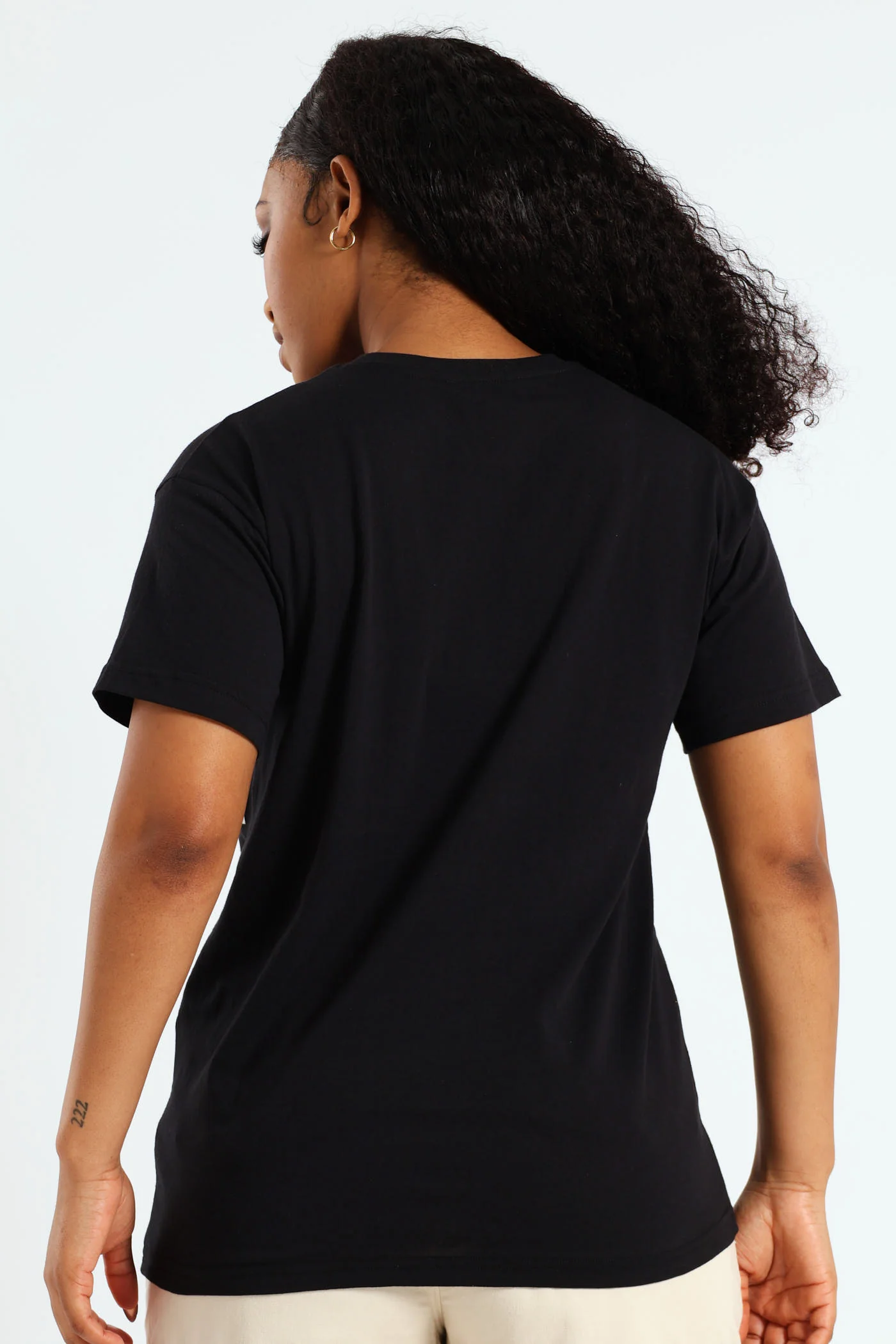 New York Graphic Oversized Tee - Black - Image 3