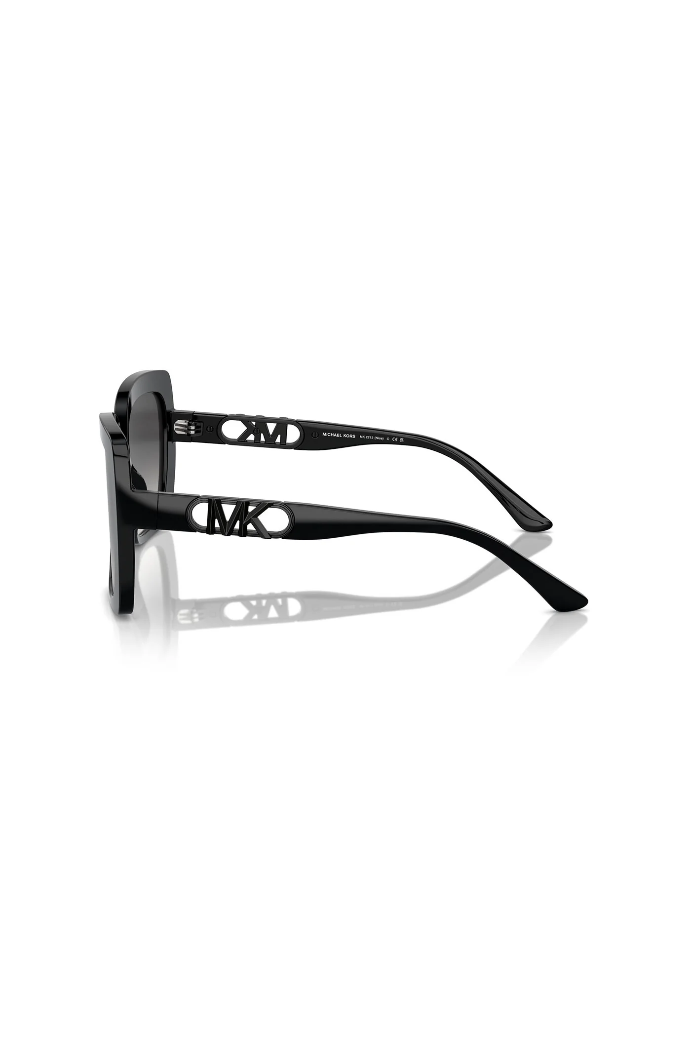 Nice Square Framed Sunglasses - Black - Image 2