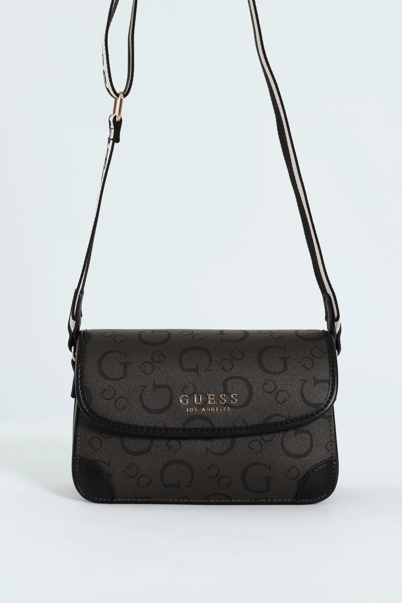 Nichole Flap Crossbody Bag - Charcoal - Image 3
