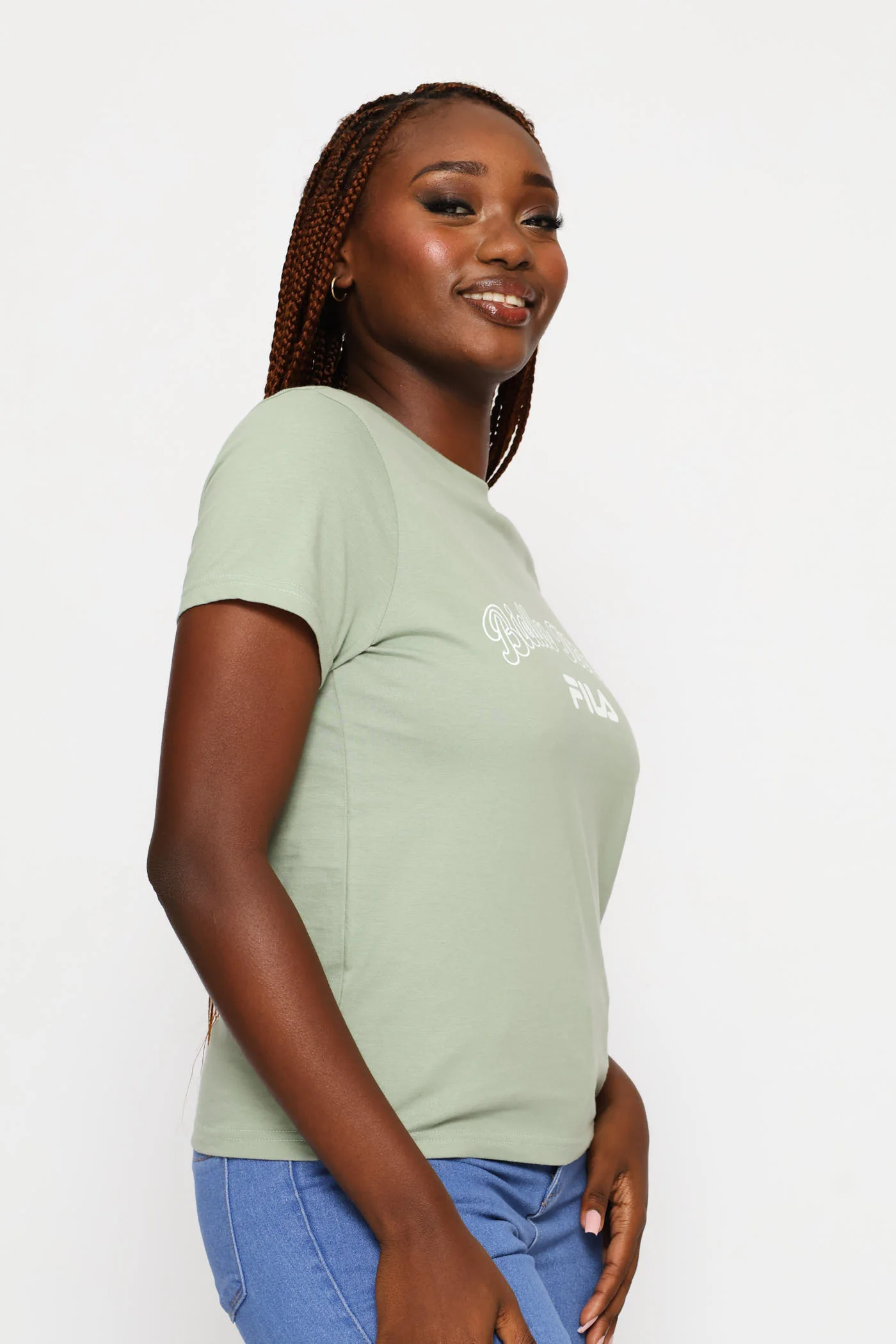 Nicole T-Shirt - Green - Image 3