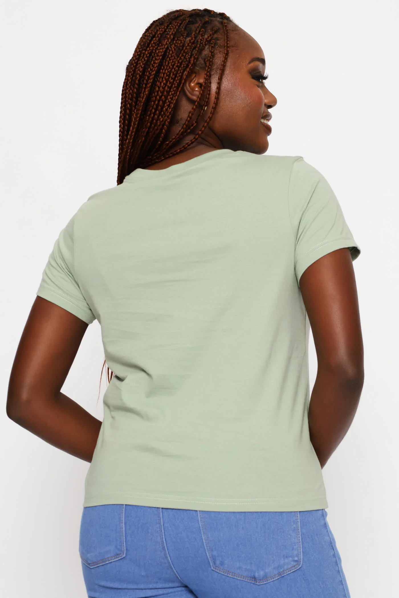 Nicole T-Shirt - Green - Image 4